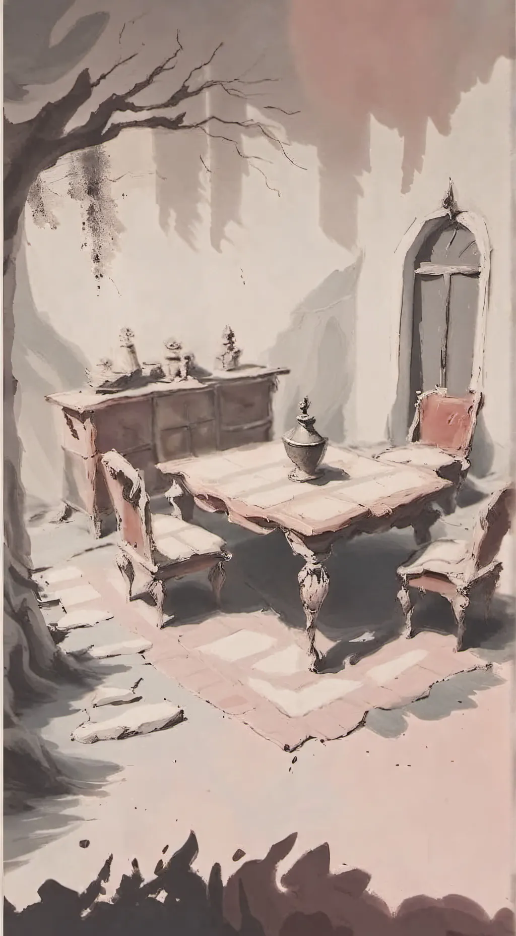 ai character: Ur Lilttle Version background