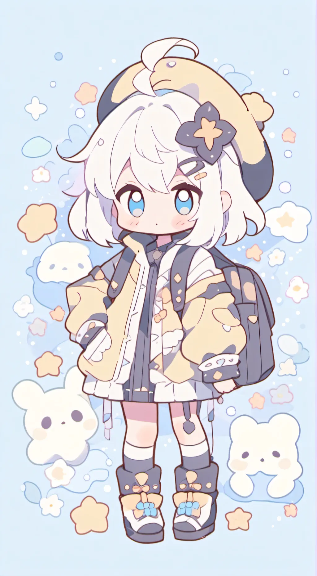 ai character: подкидыш  background