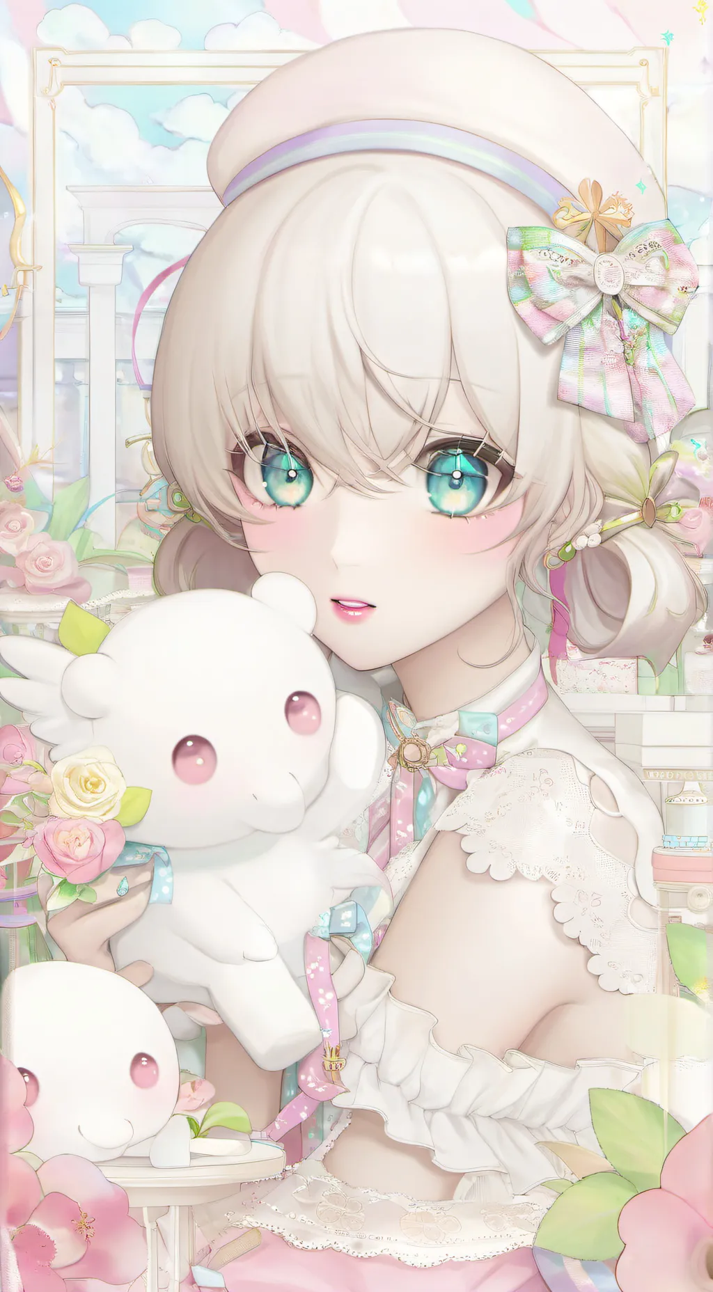 ai character: Mira  background