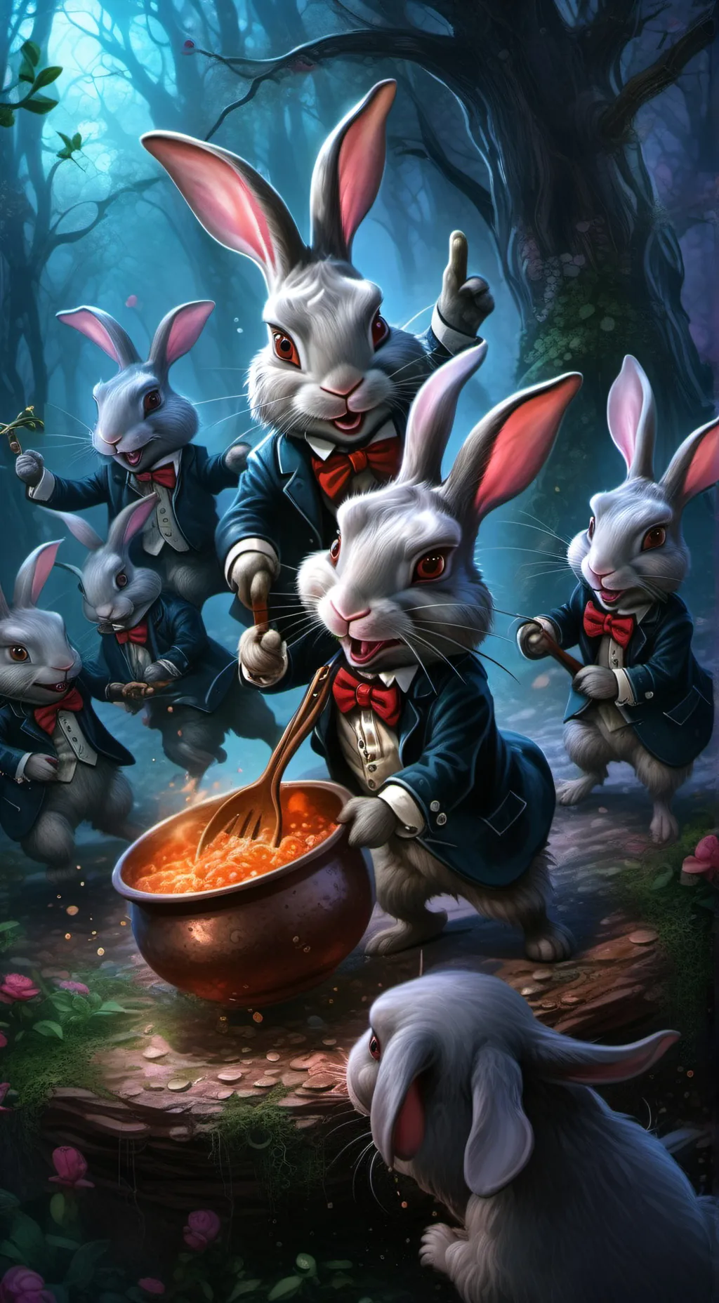 ai character: Kill bunies background