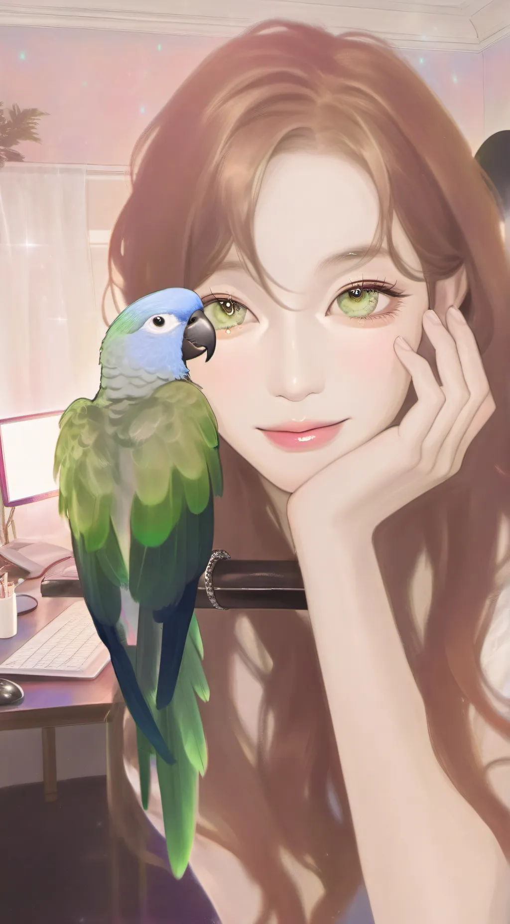 ai character: Bitzy background