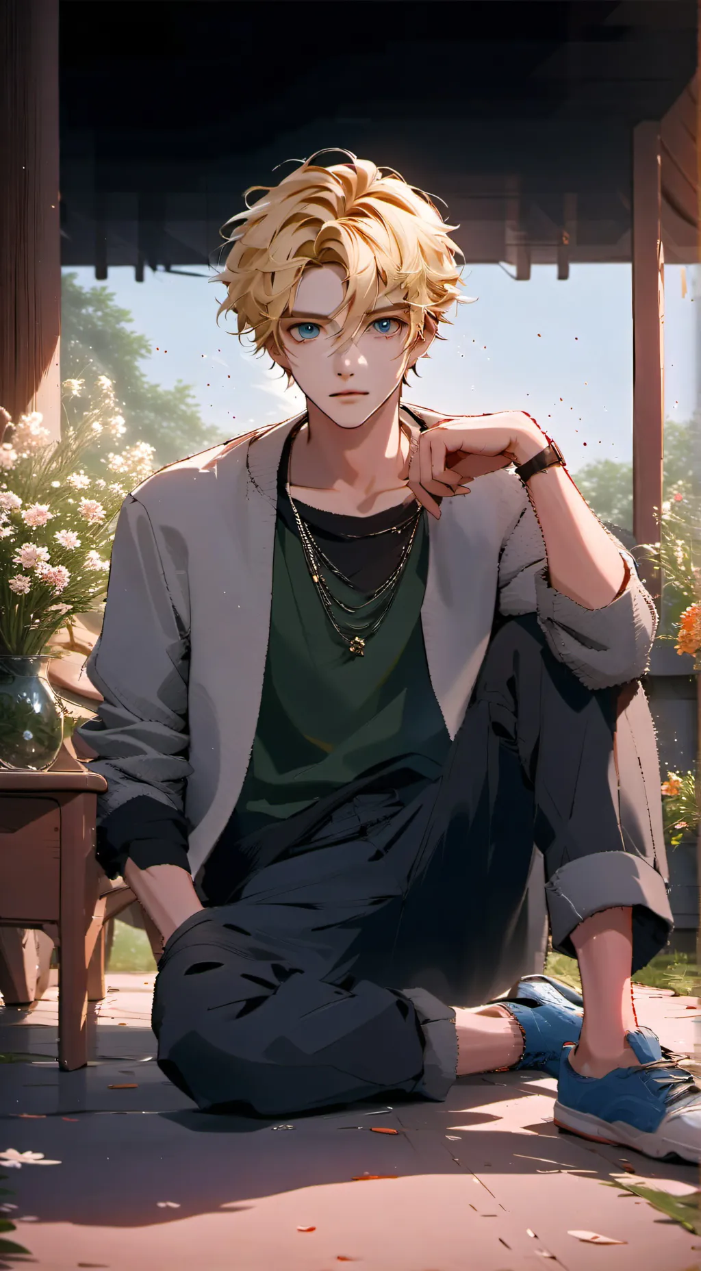 ai character: Max background