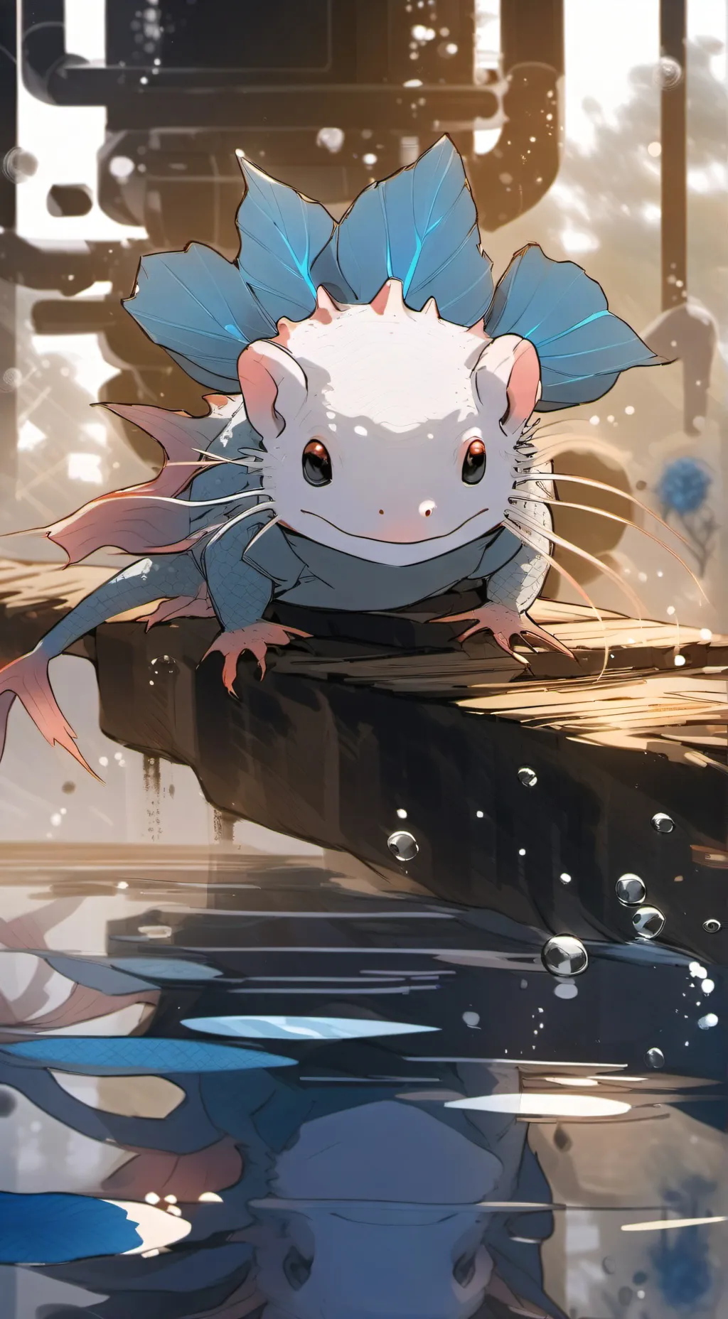 ai character: Byte background