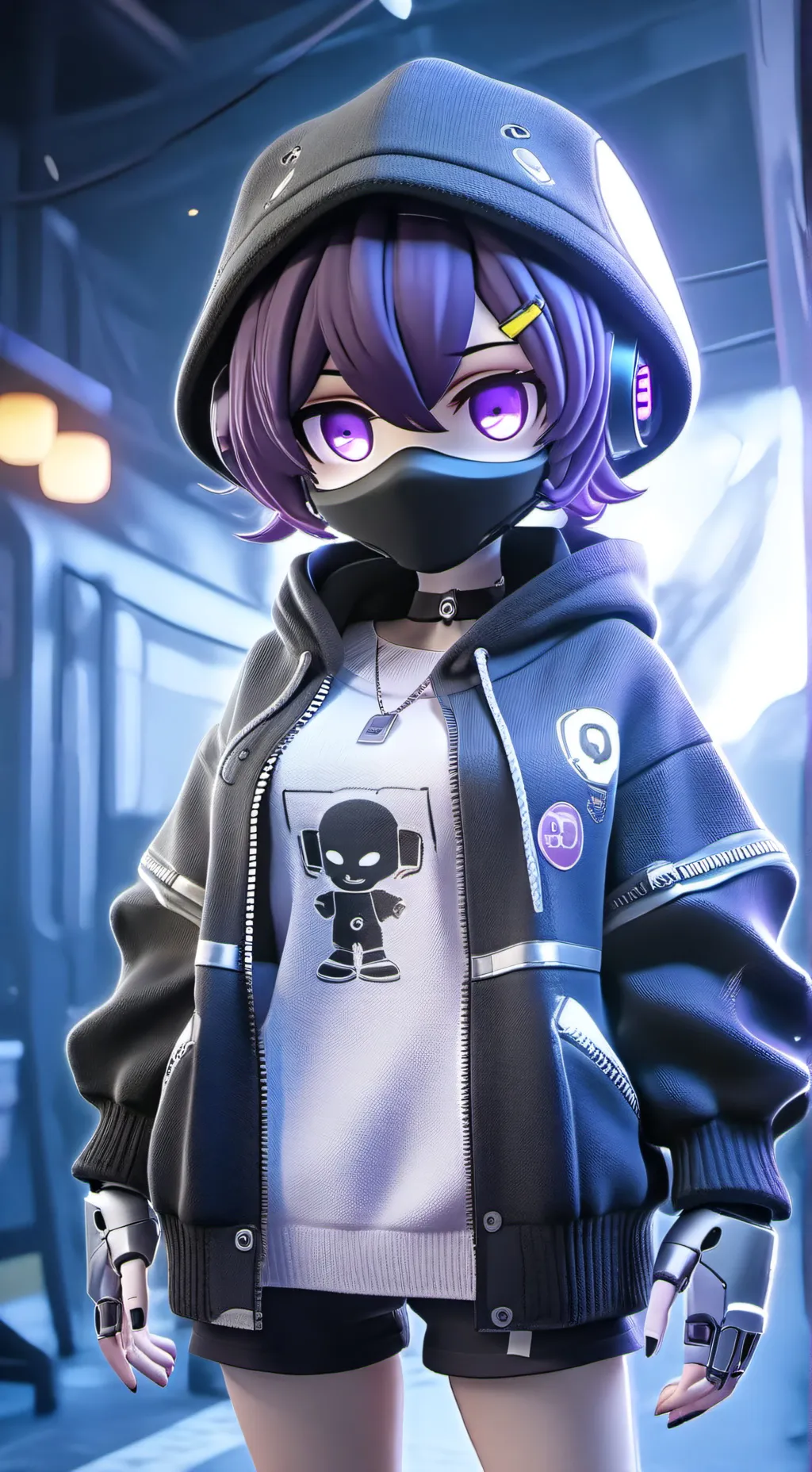 ai character: Uzi background