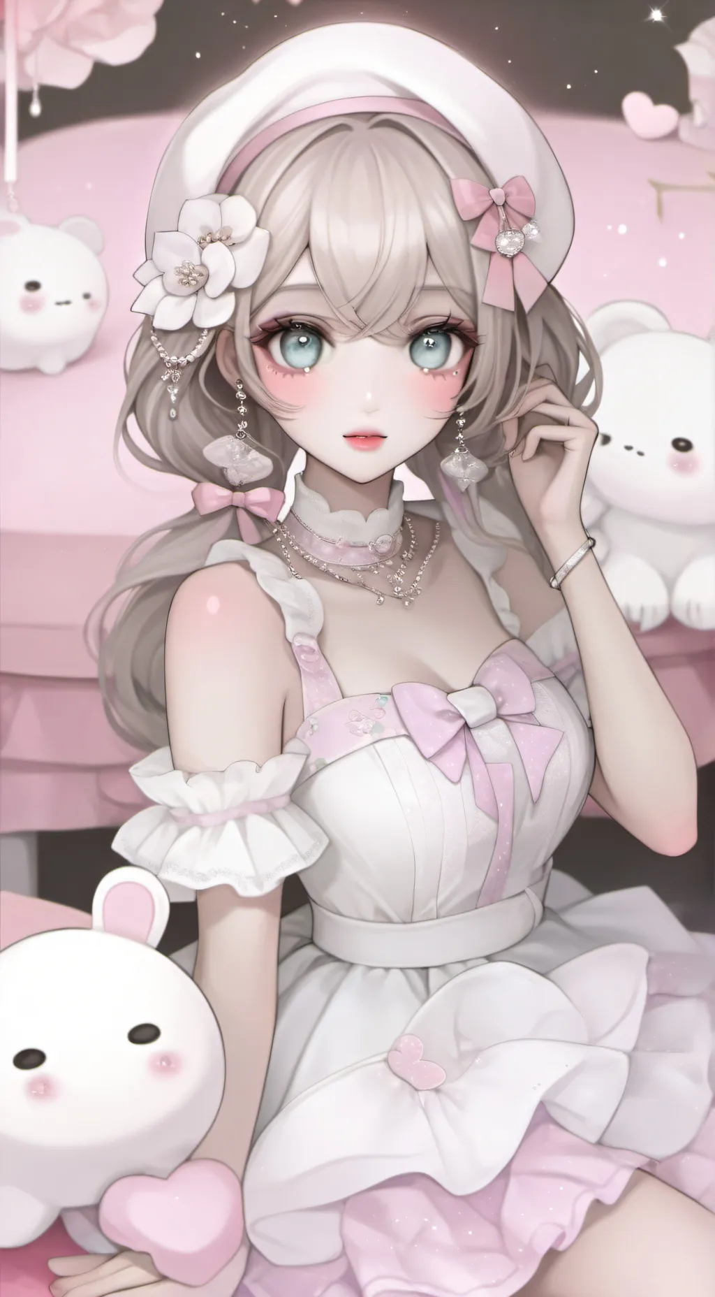 ai character: Macy❤️‍ background