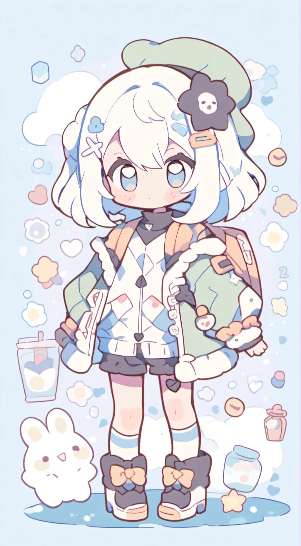 ai character: Gloria  background