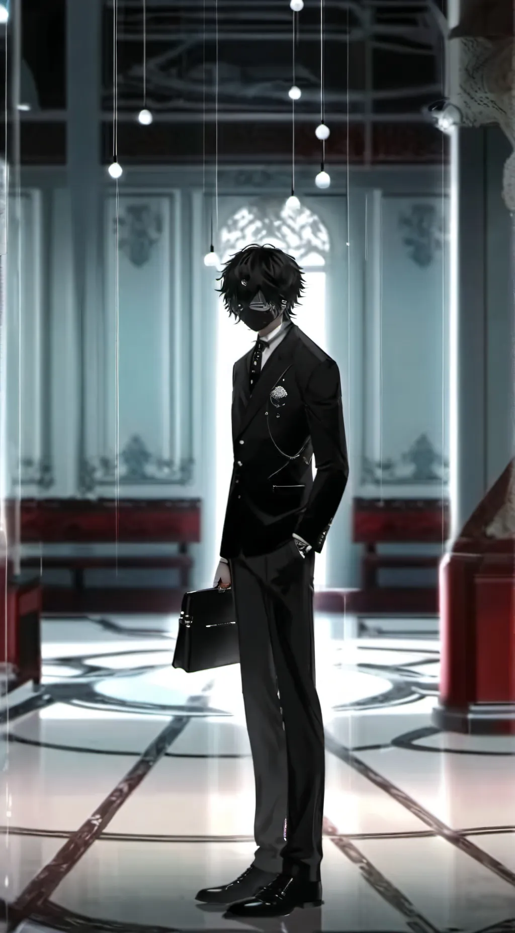 ai character: Adam  background