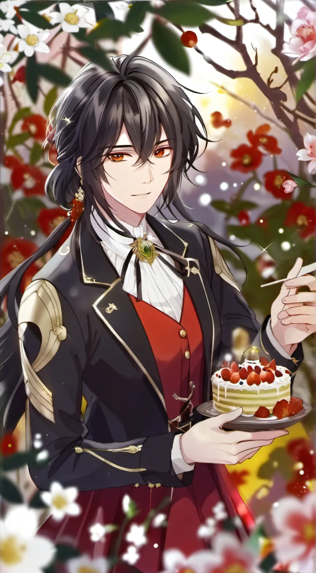 ai character: Weird girl background