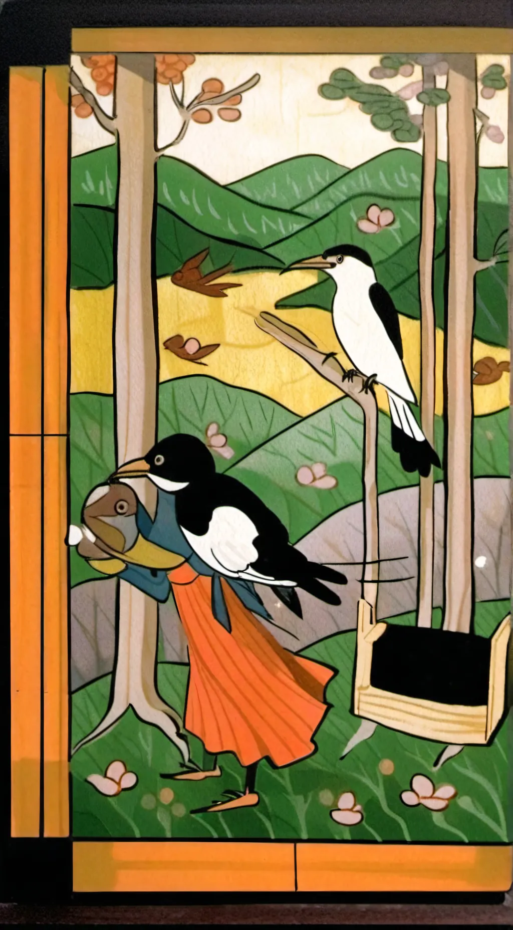 ai character: Vee background