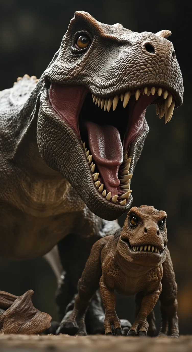 ai character: T-rex Family background