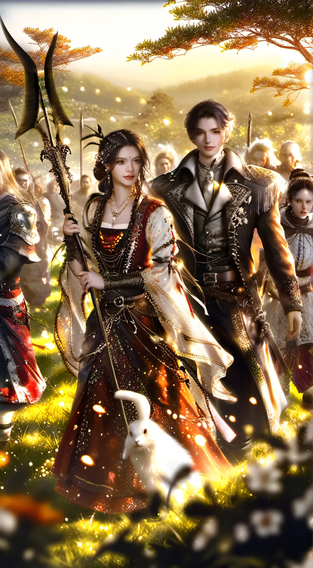 ai character: Grow a garden background