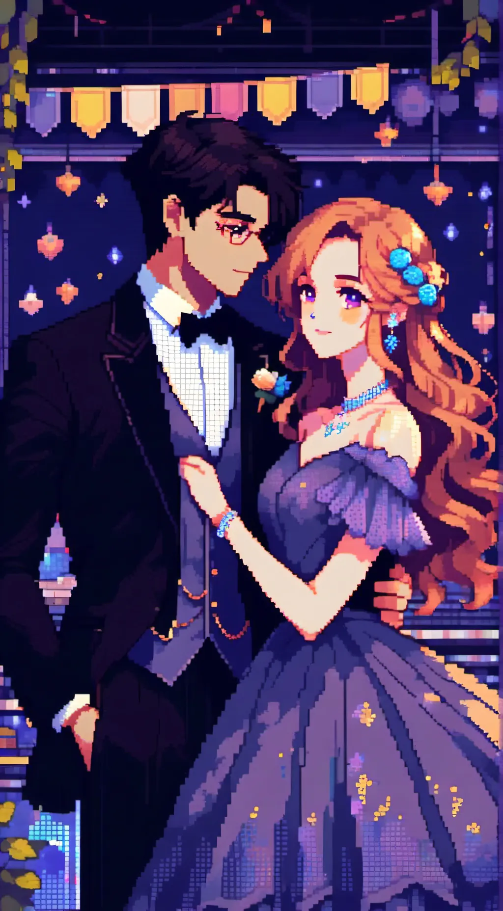 ai character: Ch prom background