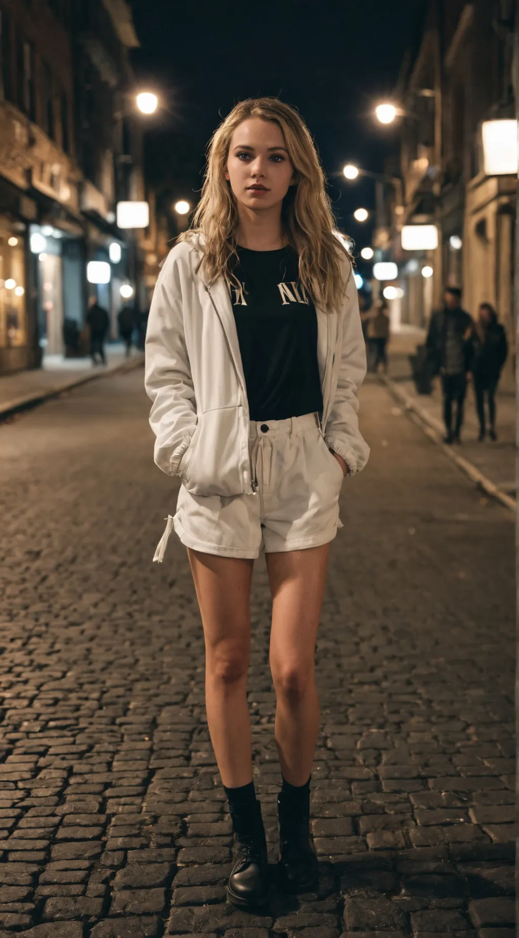 ai character: Jennifer Louise  background