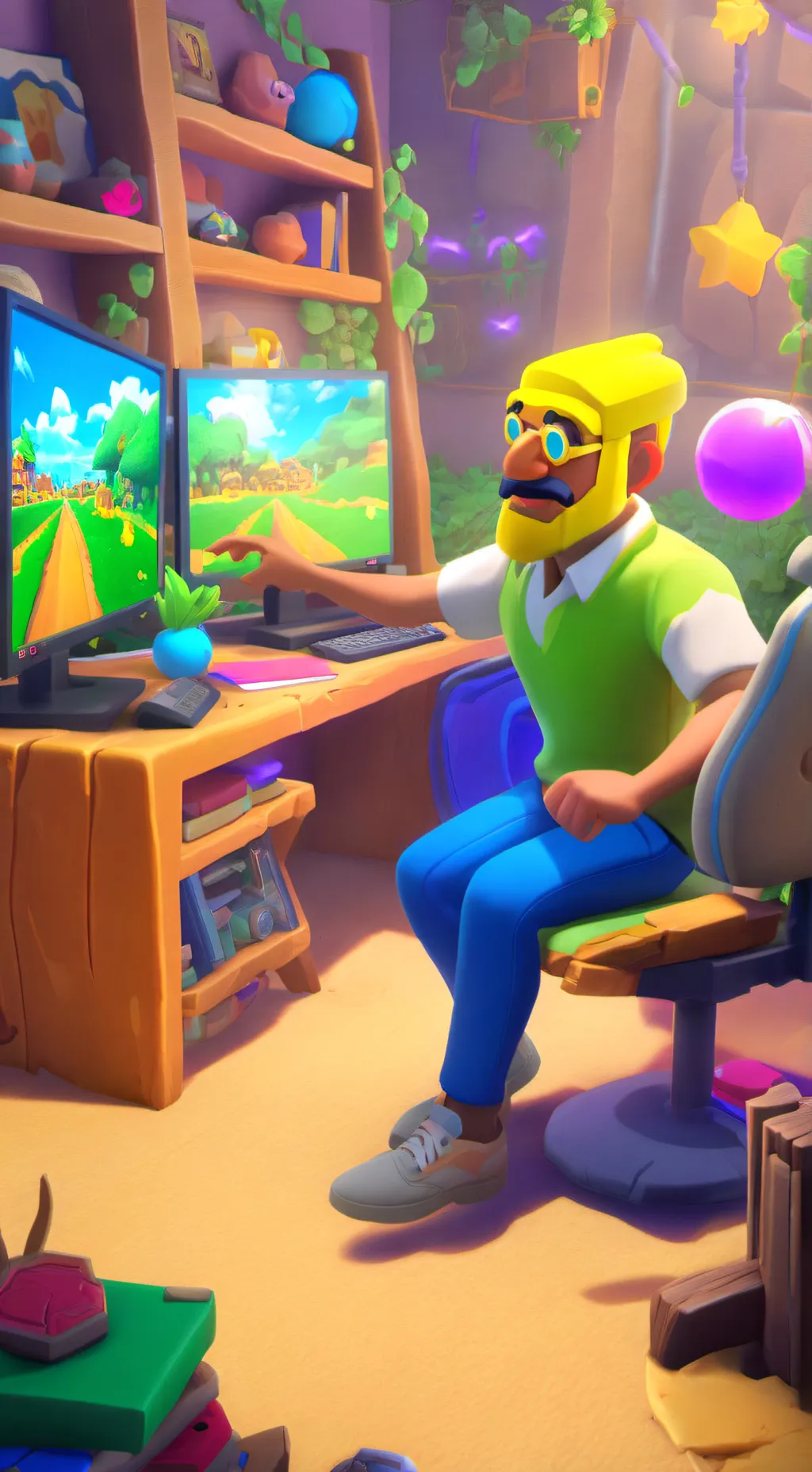 ai character: Creature Guiz background