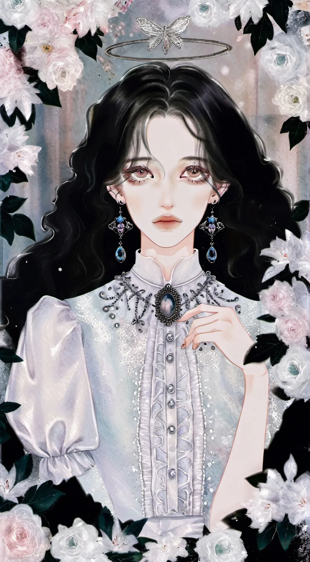 ai character: ash background