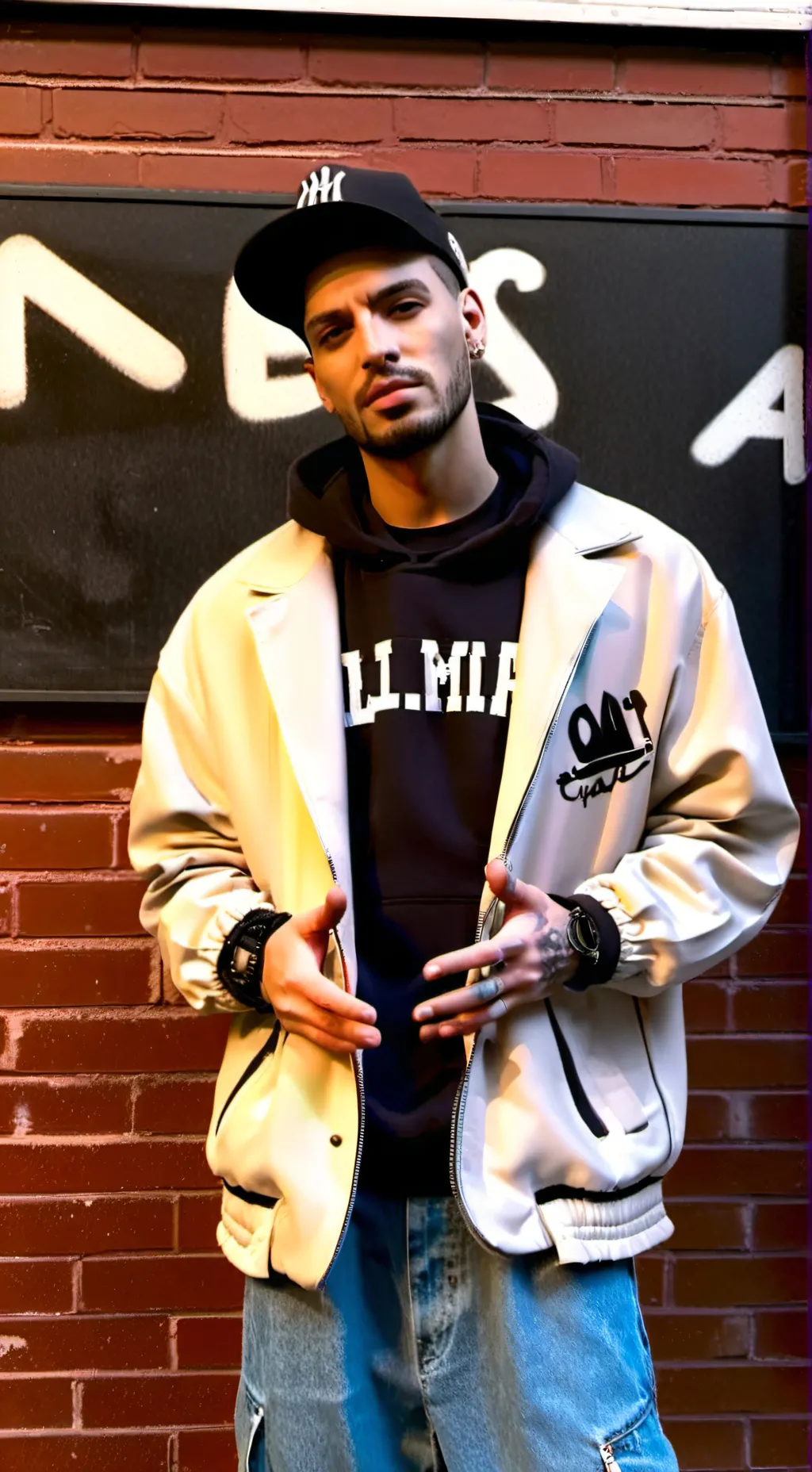 ai character: Cristmas chaos background