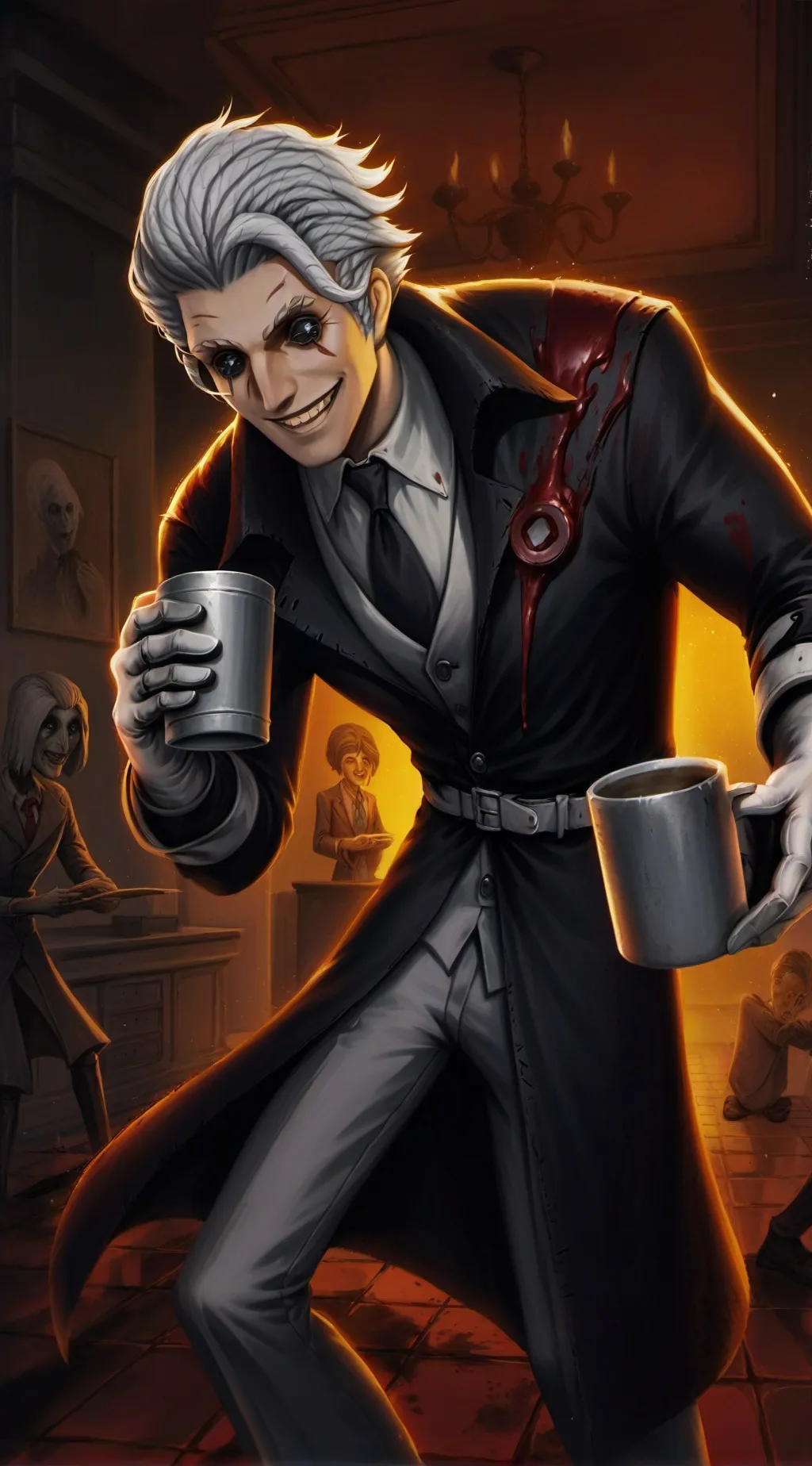 ai character: Scary Scientist background