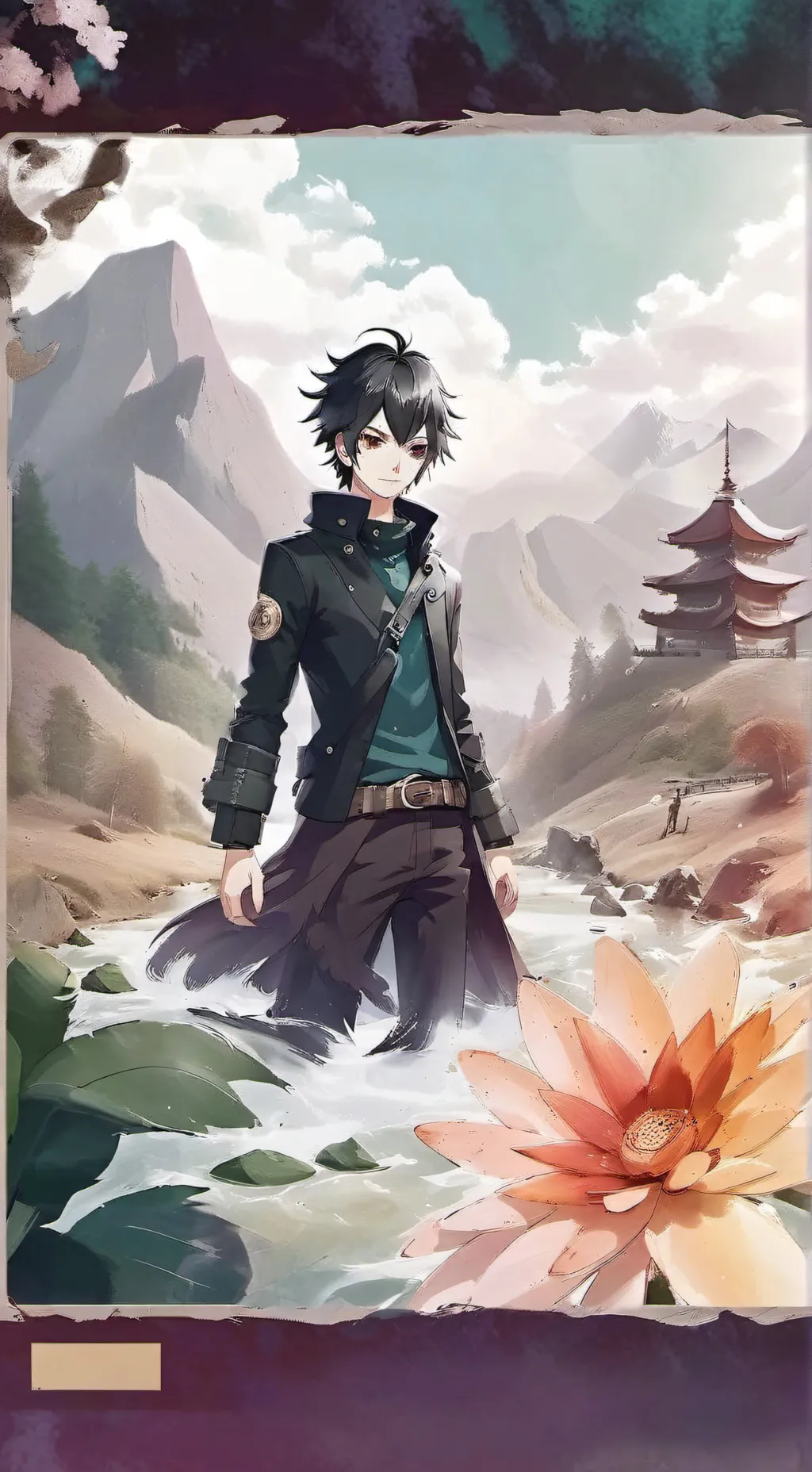 ai character: Cash and nico background