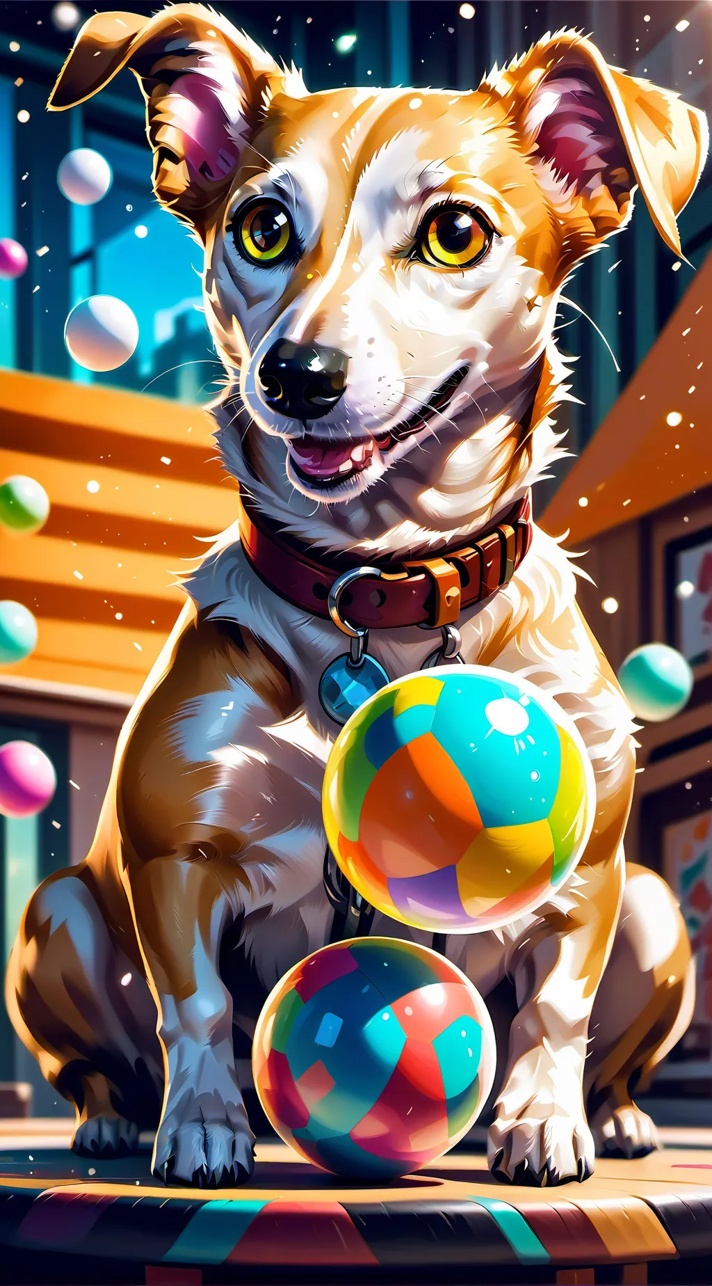 ai character: Wobble background