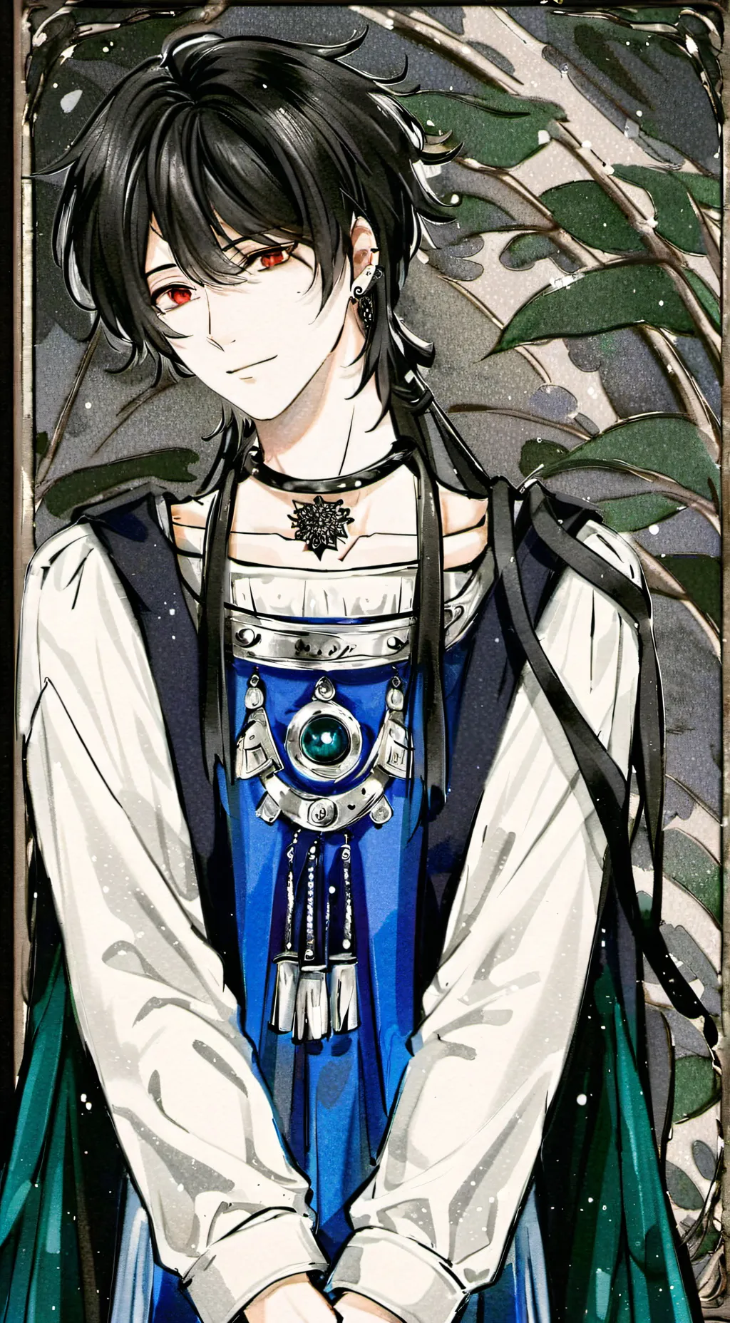 ai character: Соловей background