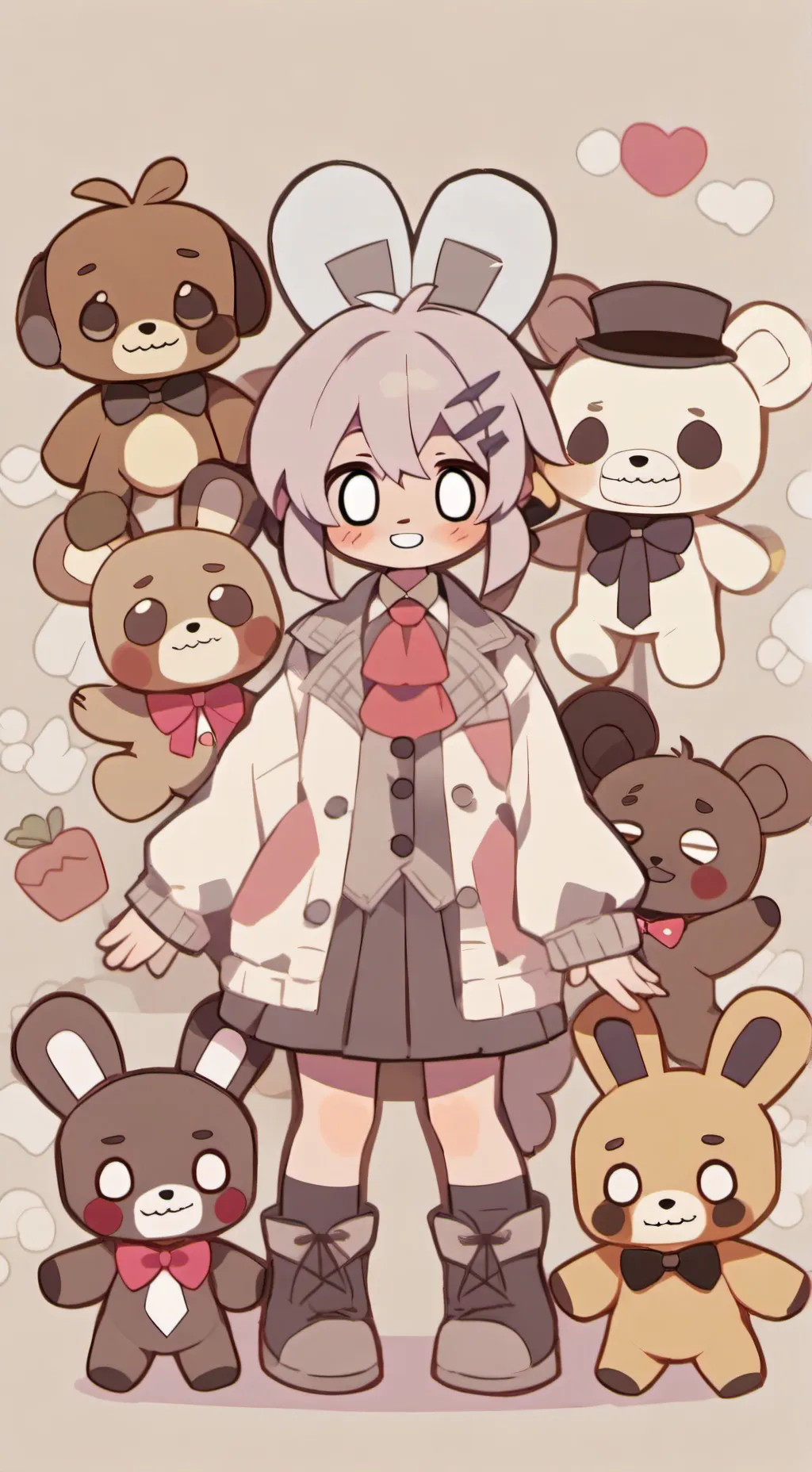 ai character: FNAF has a kid background