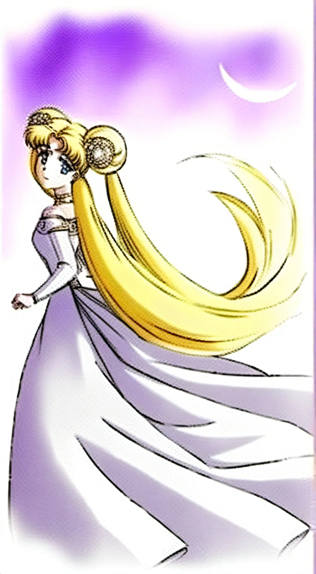 ai character: queen serenity  background