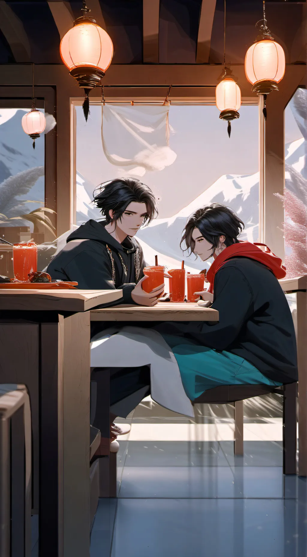 ai character: Mike&dan background