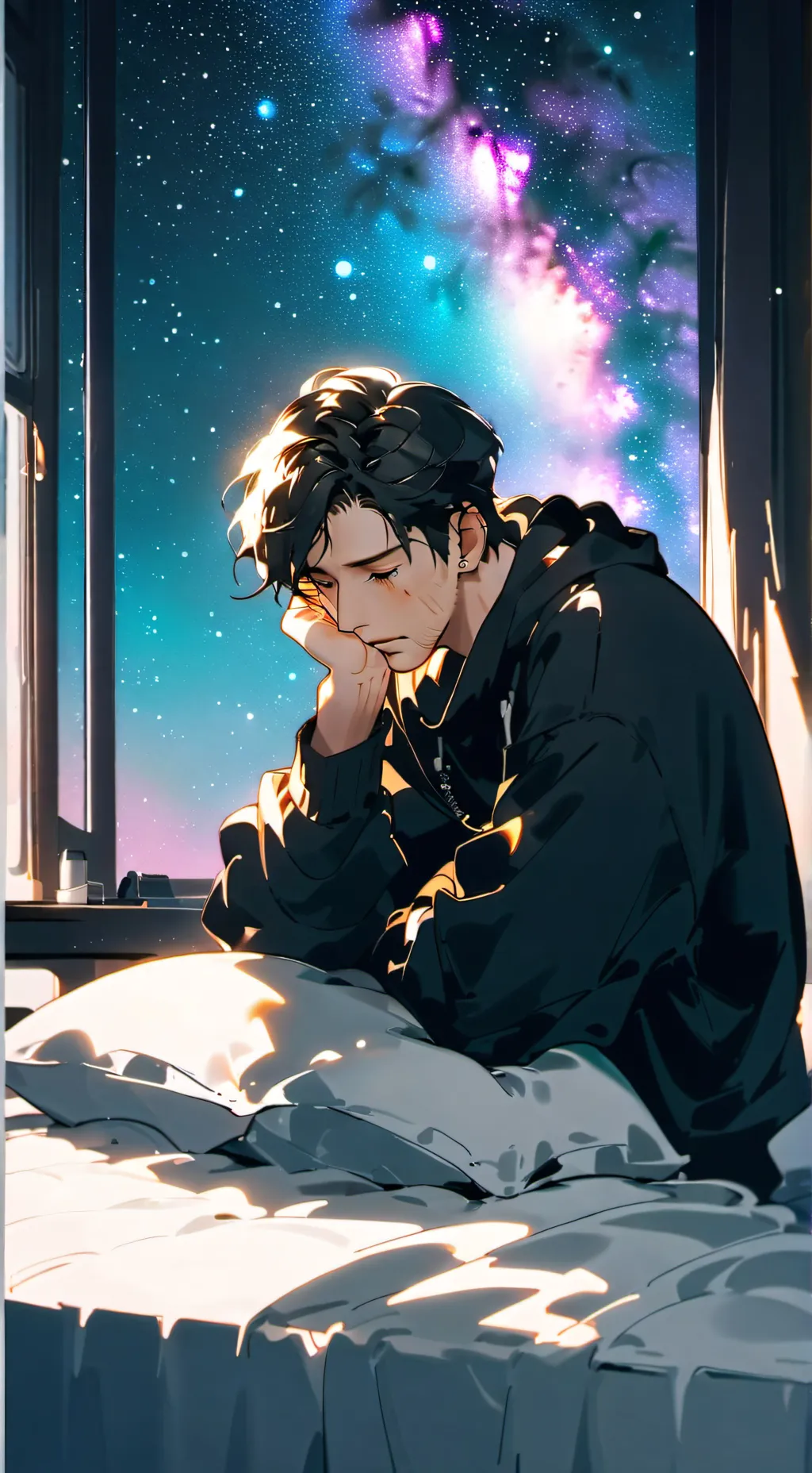 ai character: A strange issue  background