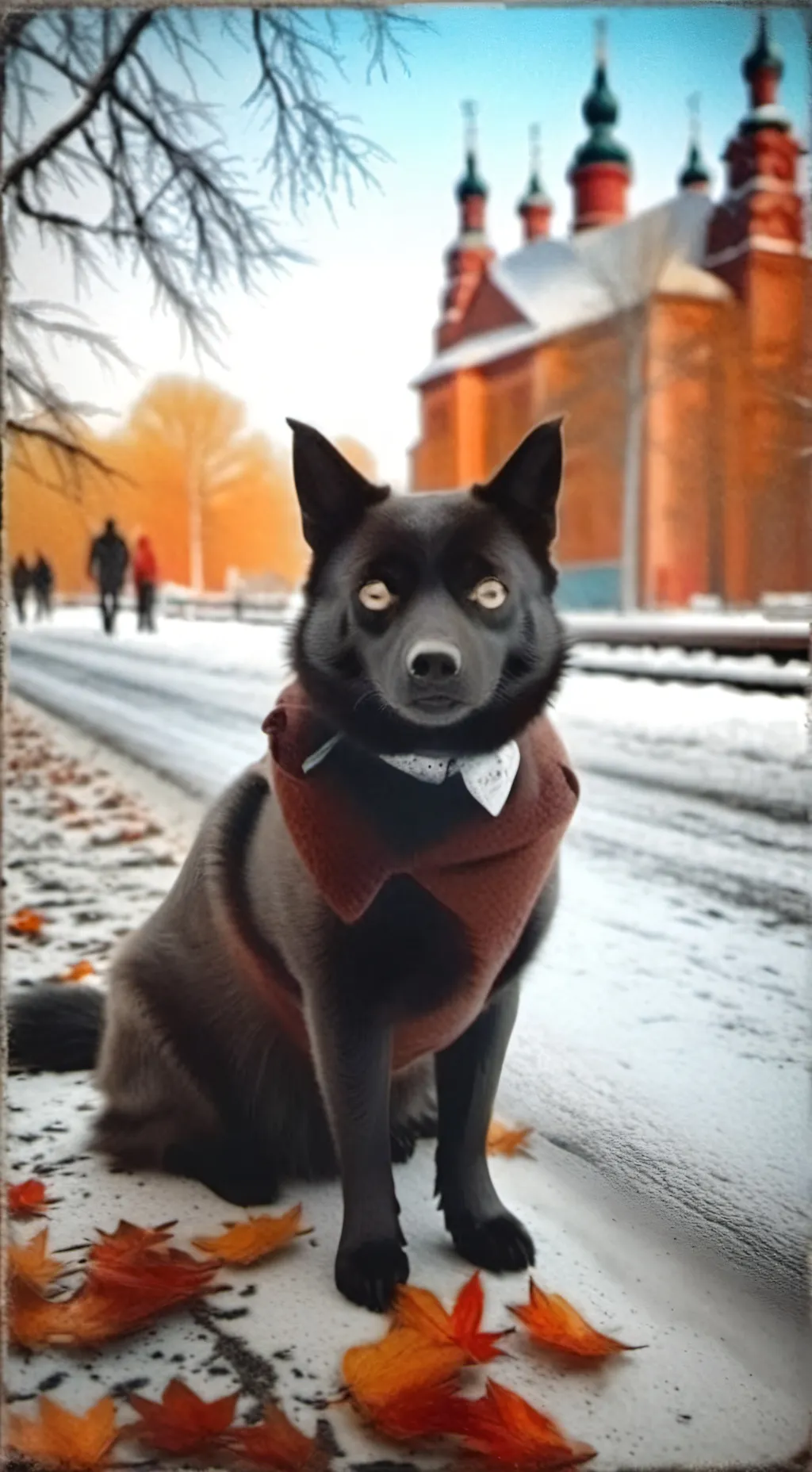 ai character: собака background