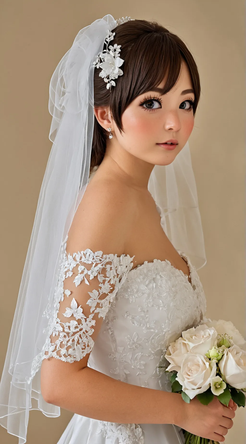 ai character: novia terminada background