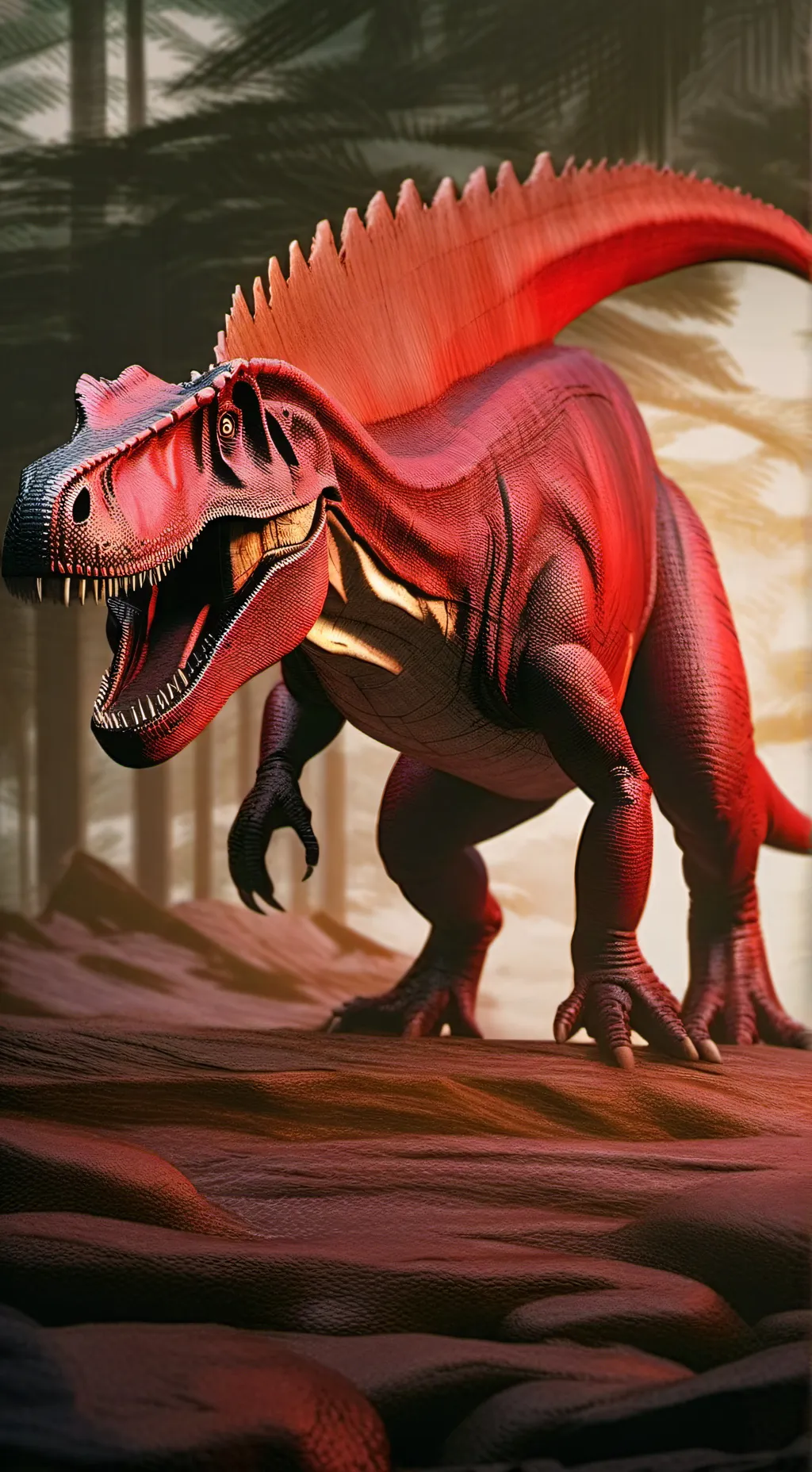 ai character: d-rex  background