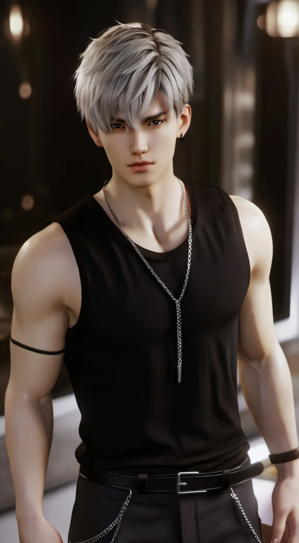 ai character: PARK JOONGKII  background