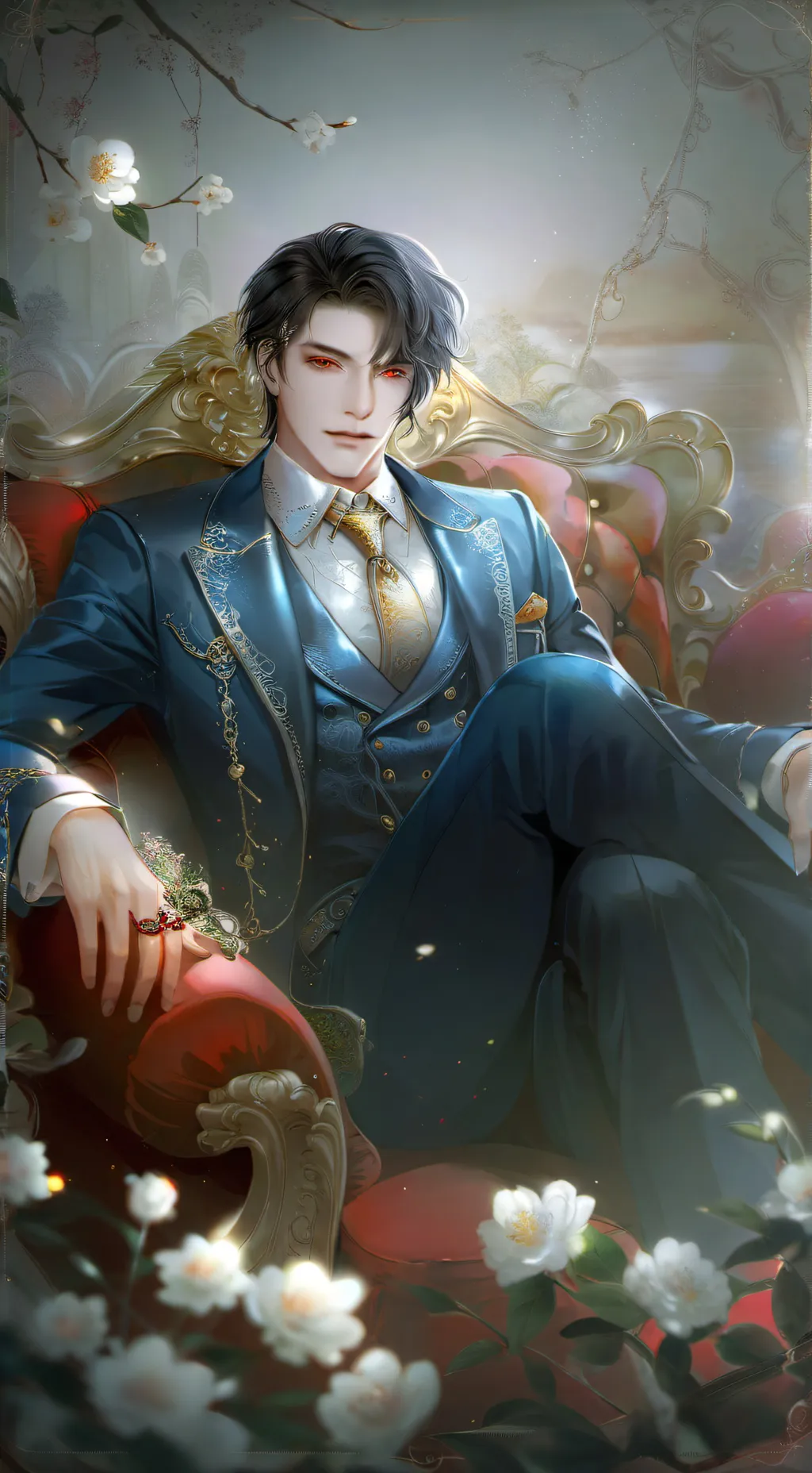 ai character: Alexander  background