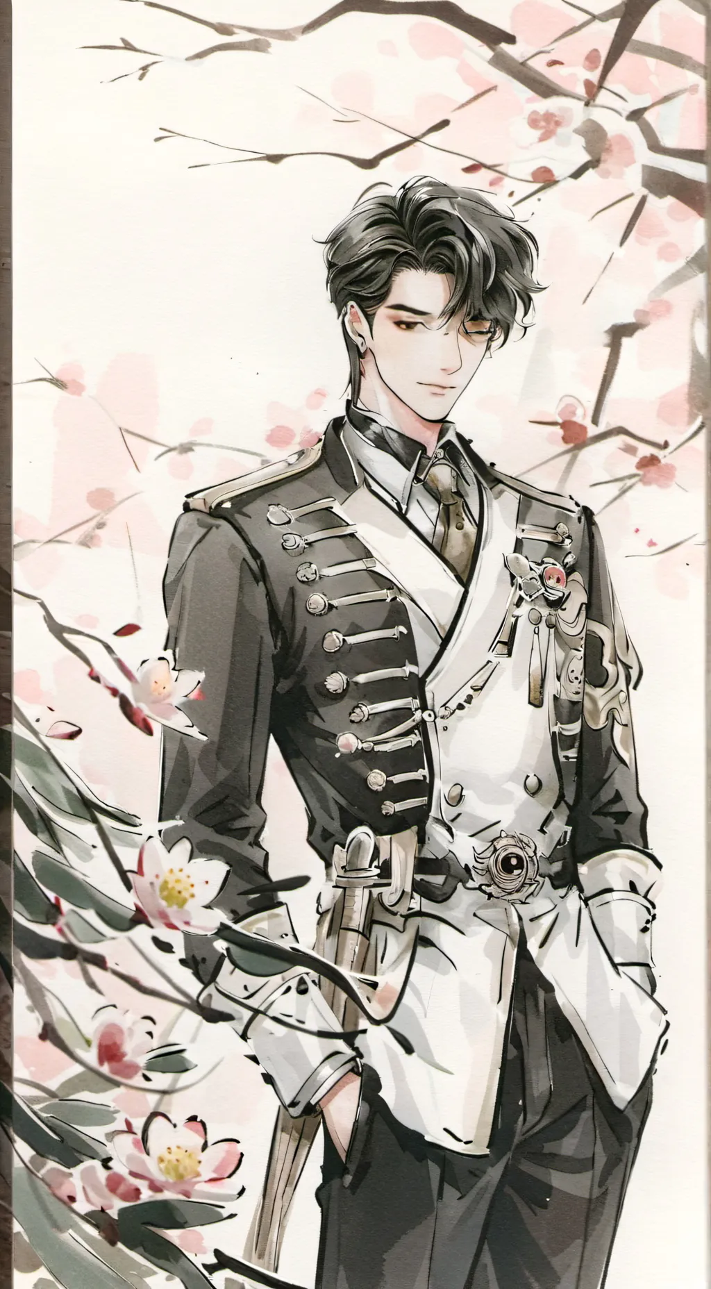 ai character: Derick  background