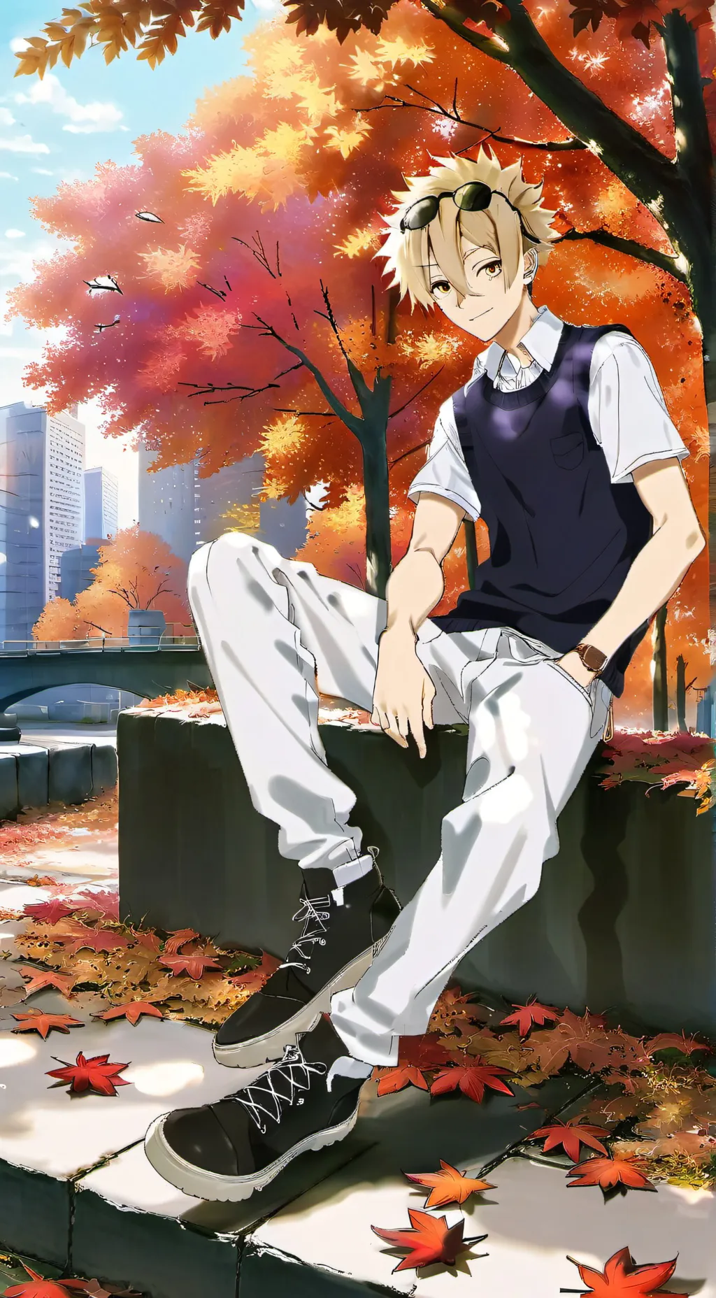 ai character: Mha rat boy background