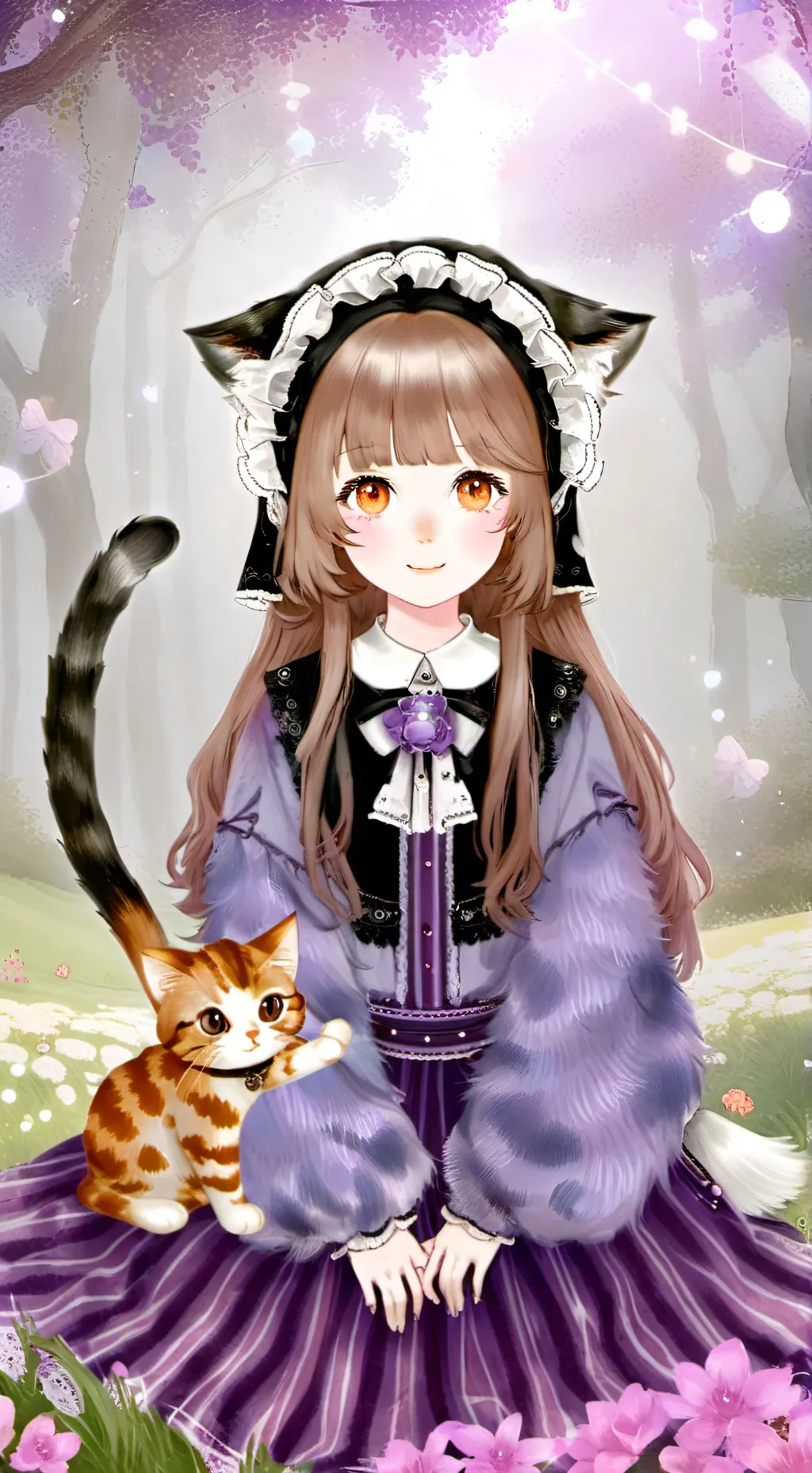 ai character: Mystic Spirit Furry background