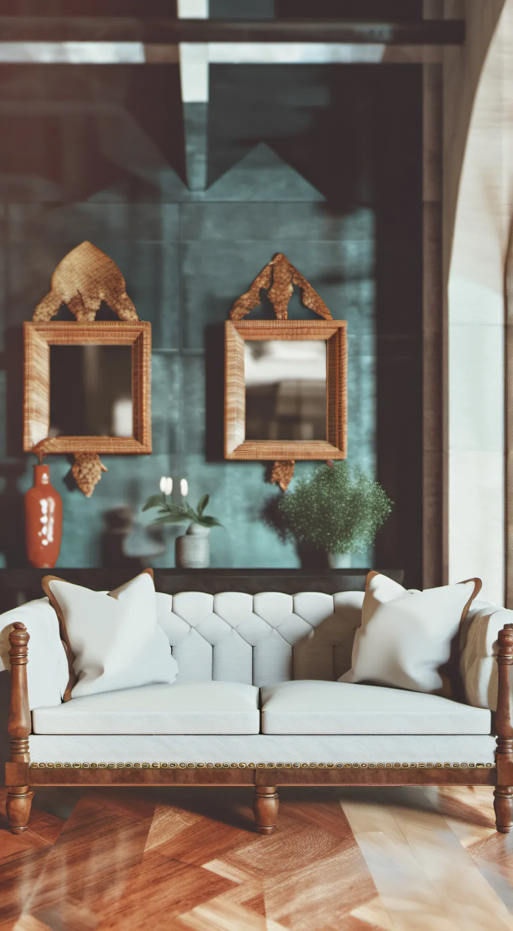 ai character: Thanos x Mi-na background