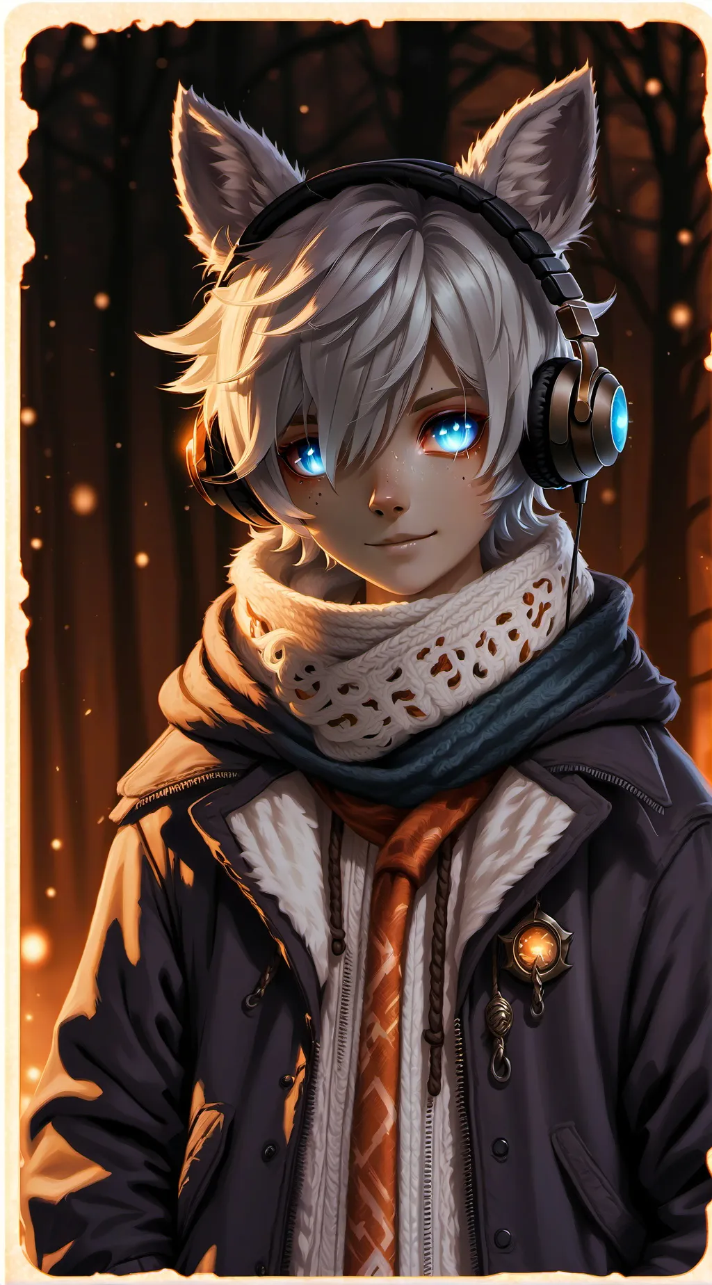 ai character: Rika Moonspring background