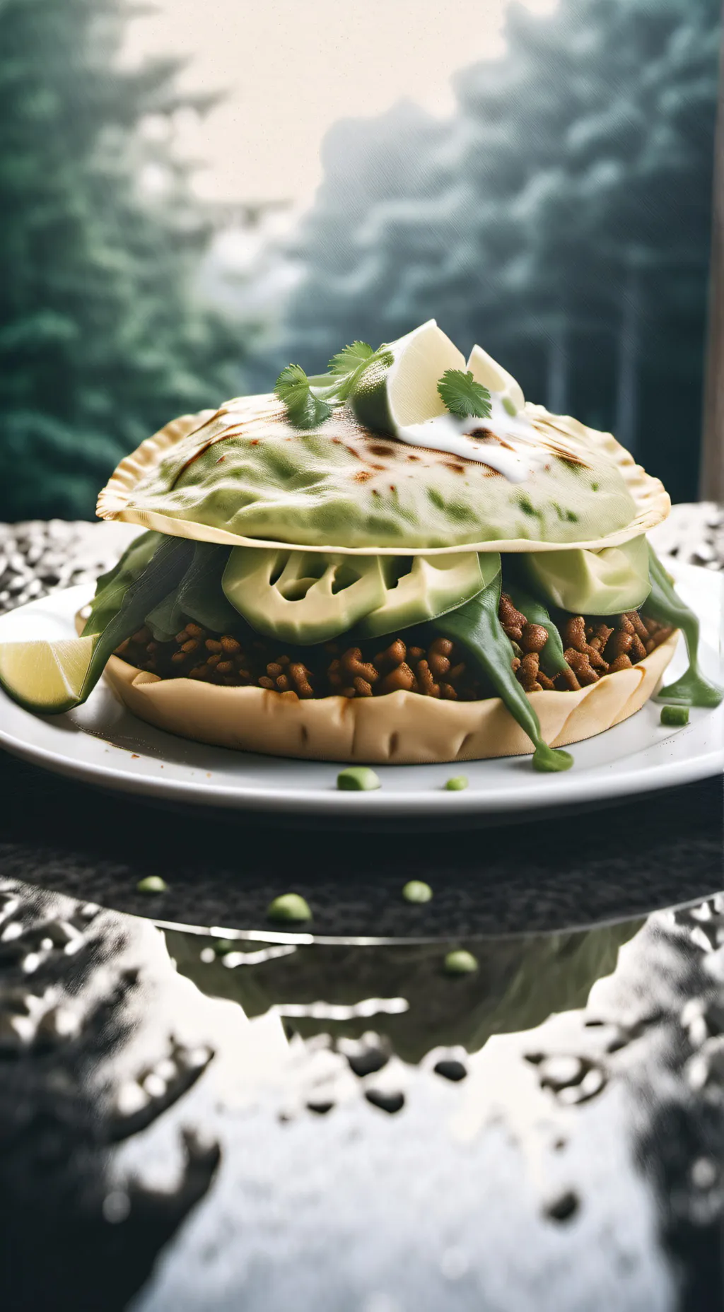 ai character: Tacomburguesa background