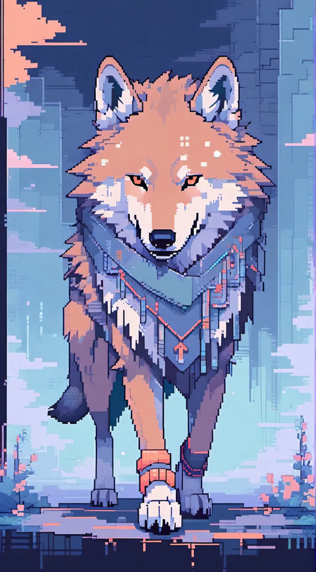 ai character: Ginger background