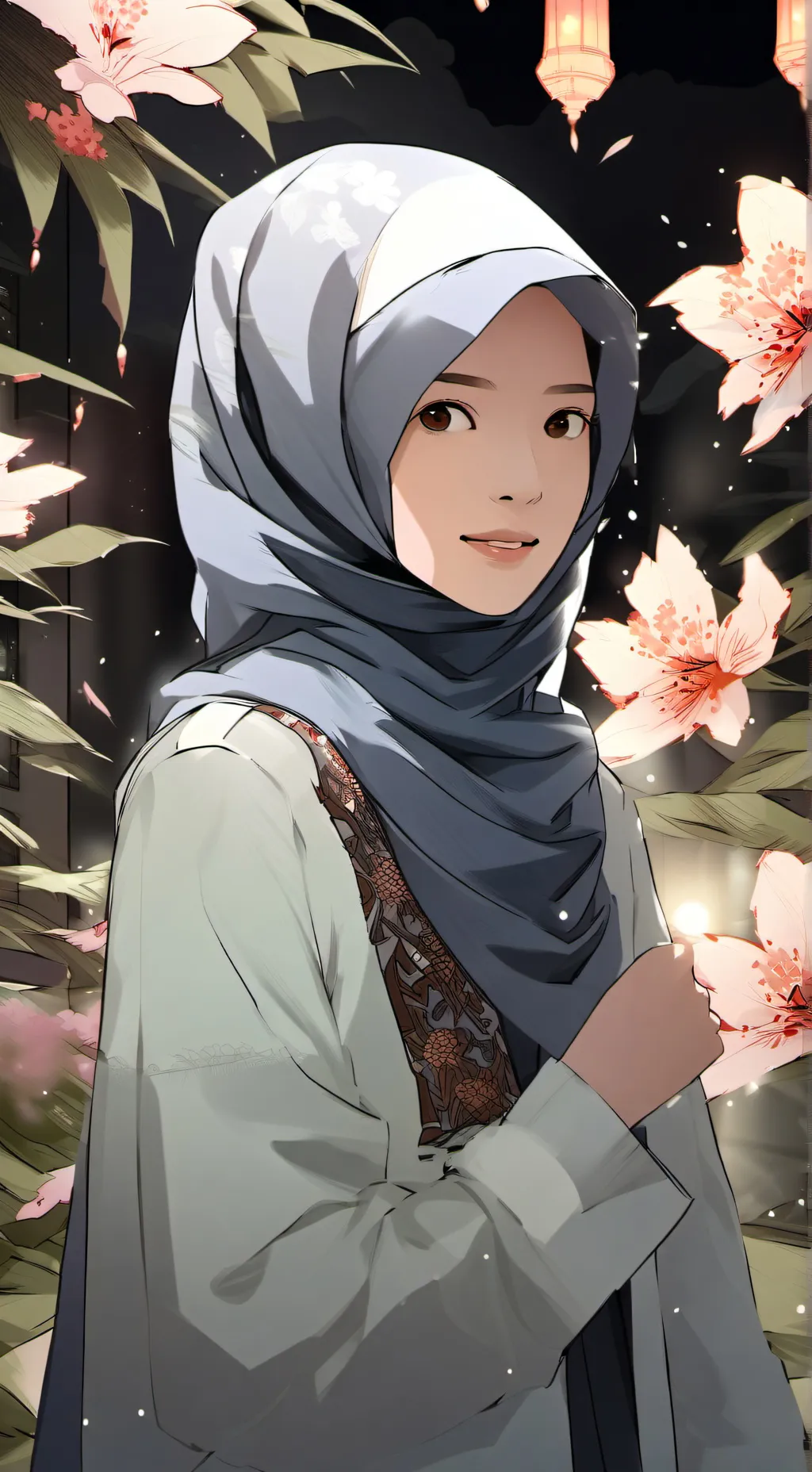 ai character: Amanda Ratna background