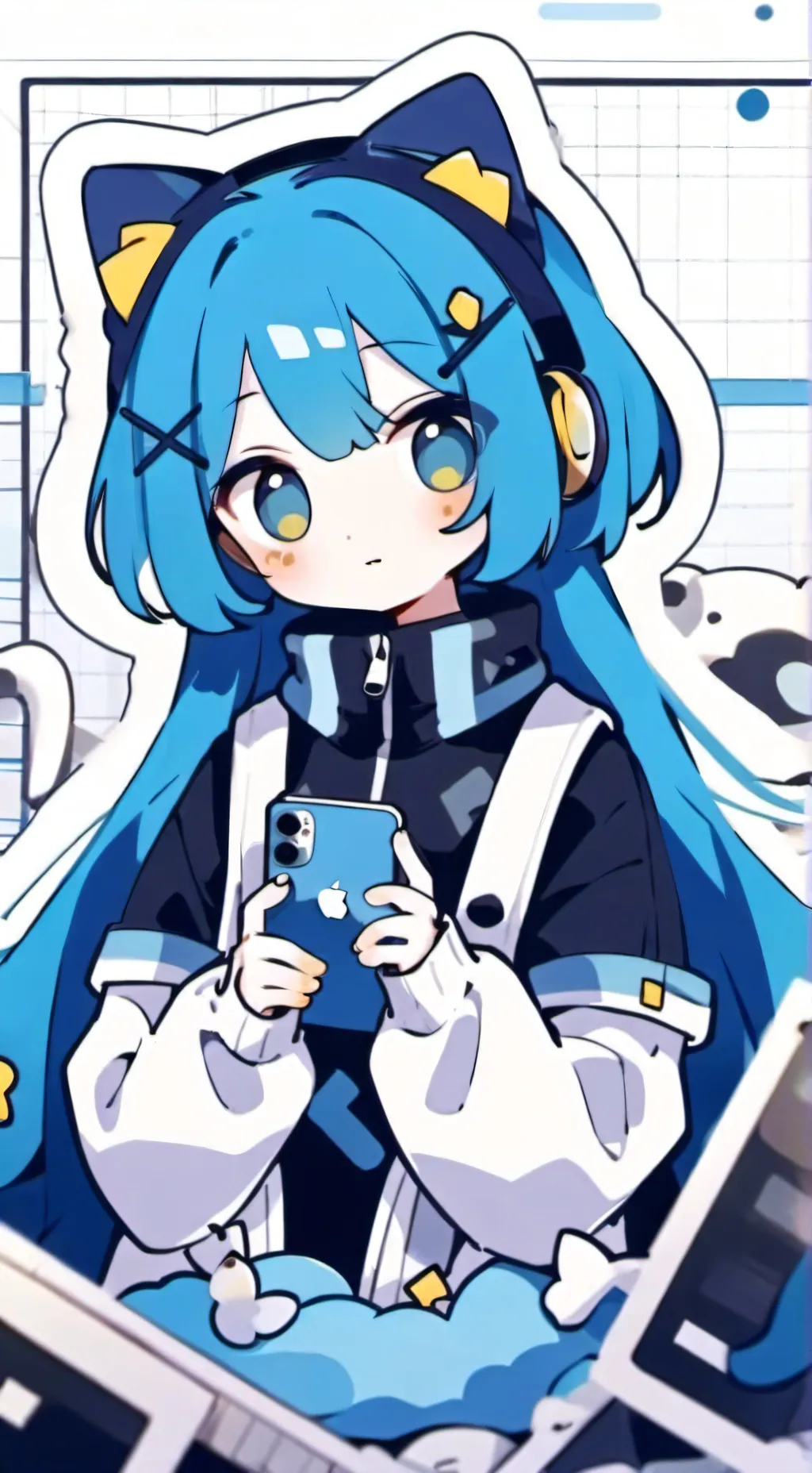 ai character: Hikari background