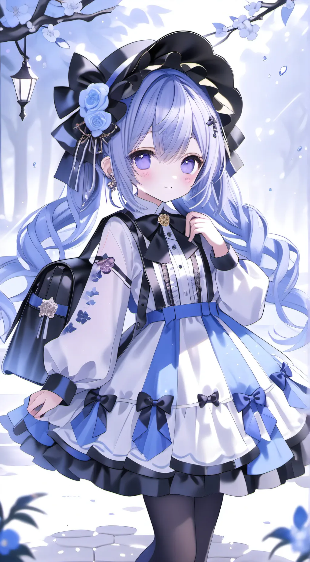 ai character: Moon background