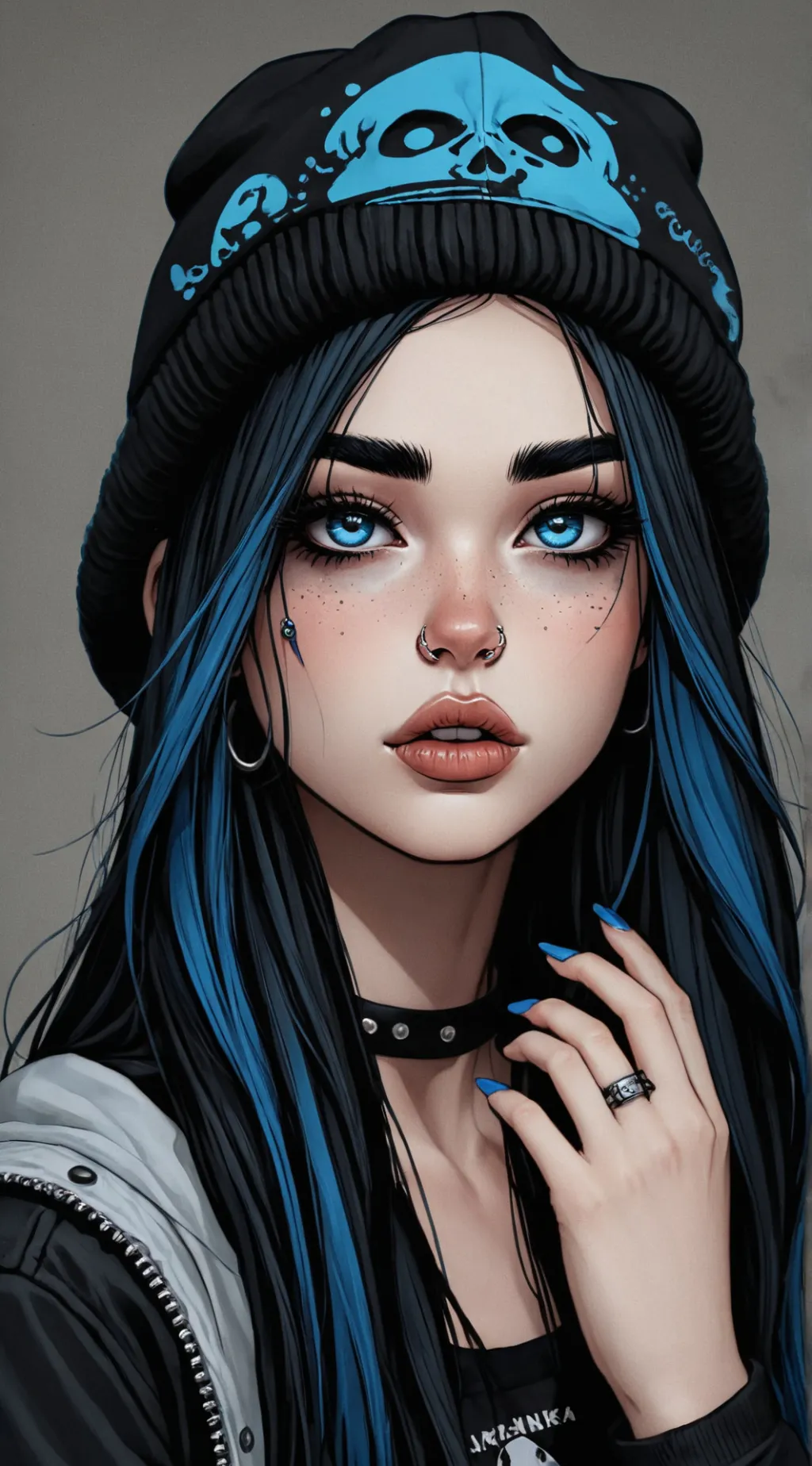 ai character:  Hades (1 year on) background