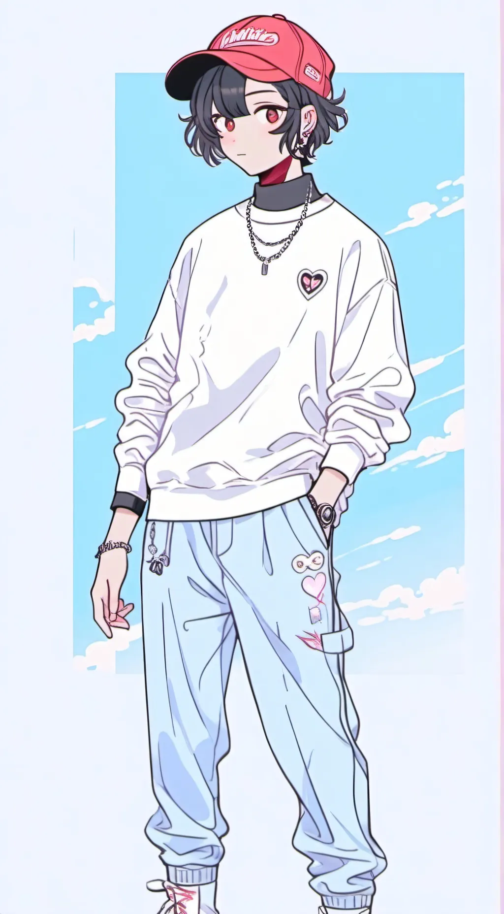 ai character:  RAY background