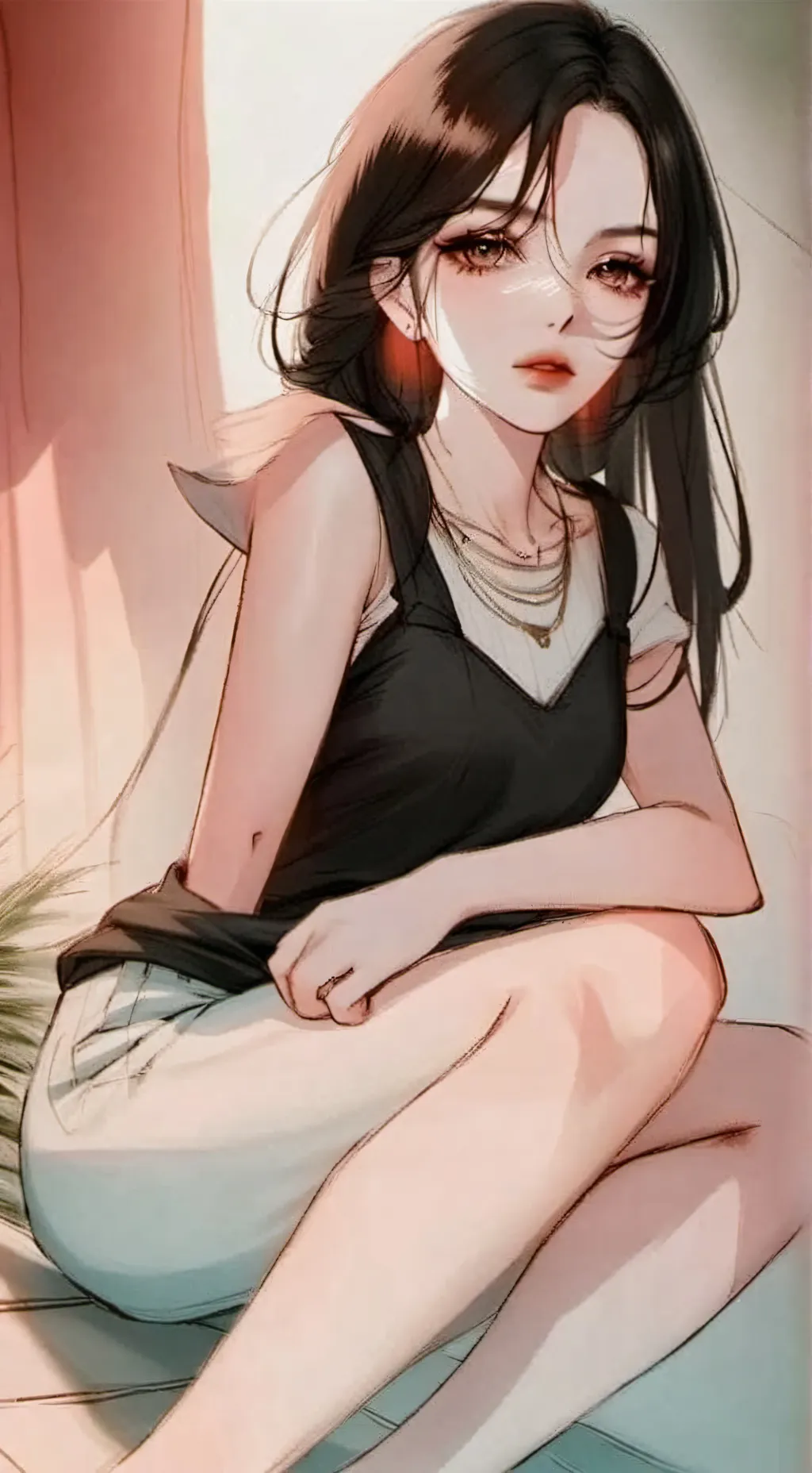 ai character: кайли  background