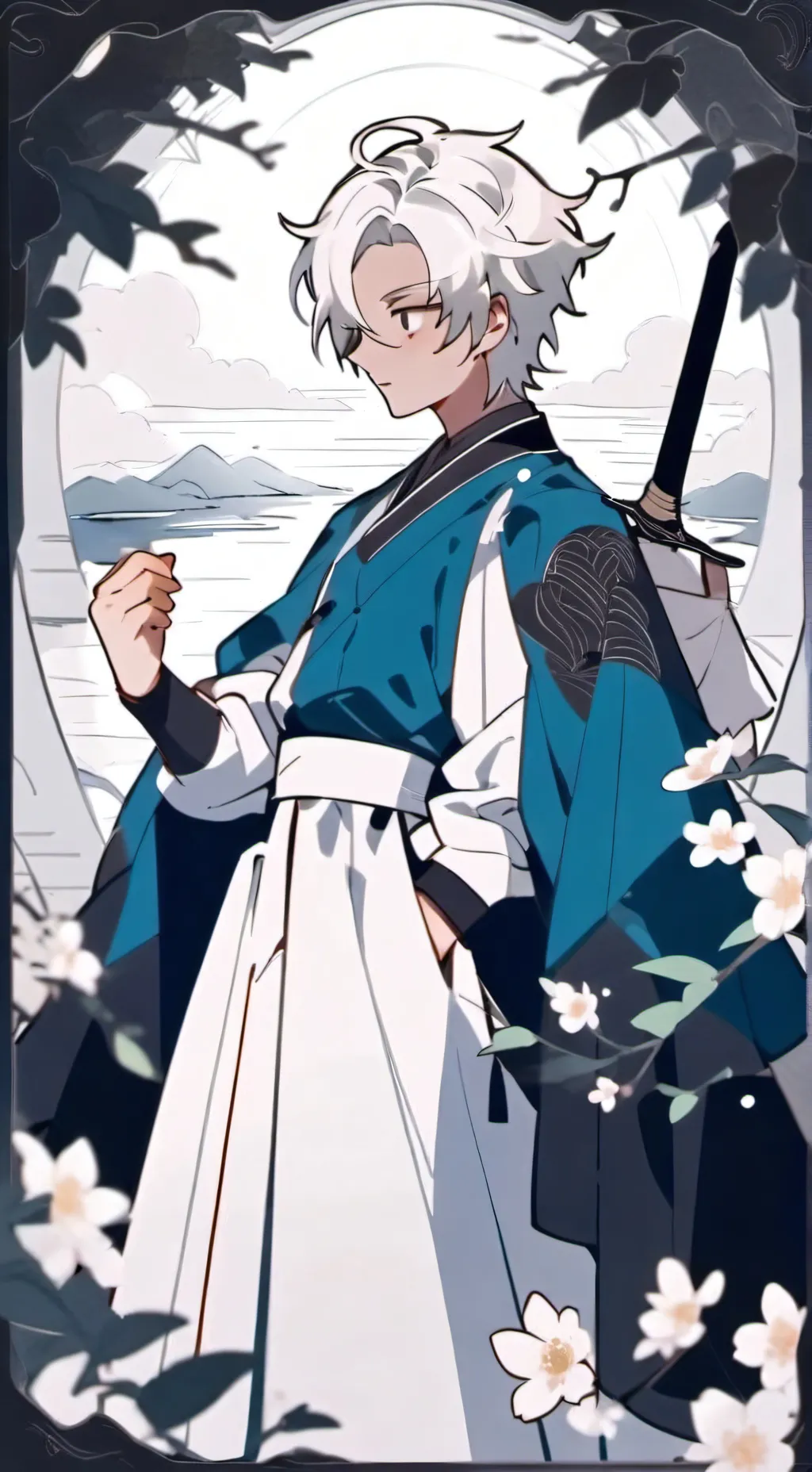 ai character: санеми background