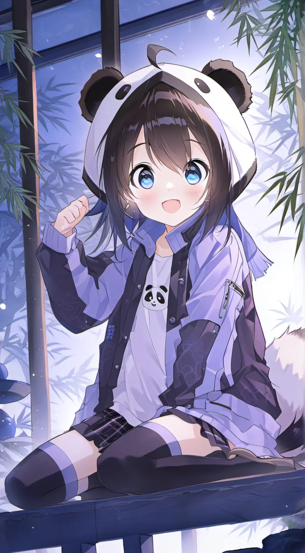ai character: Russet Panda Spiri background