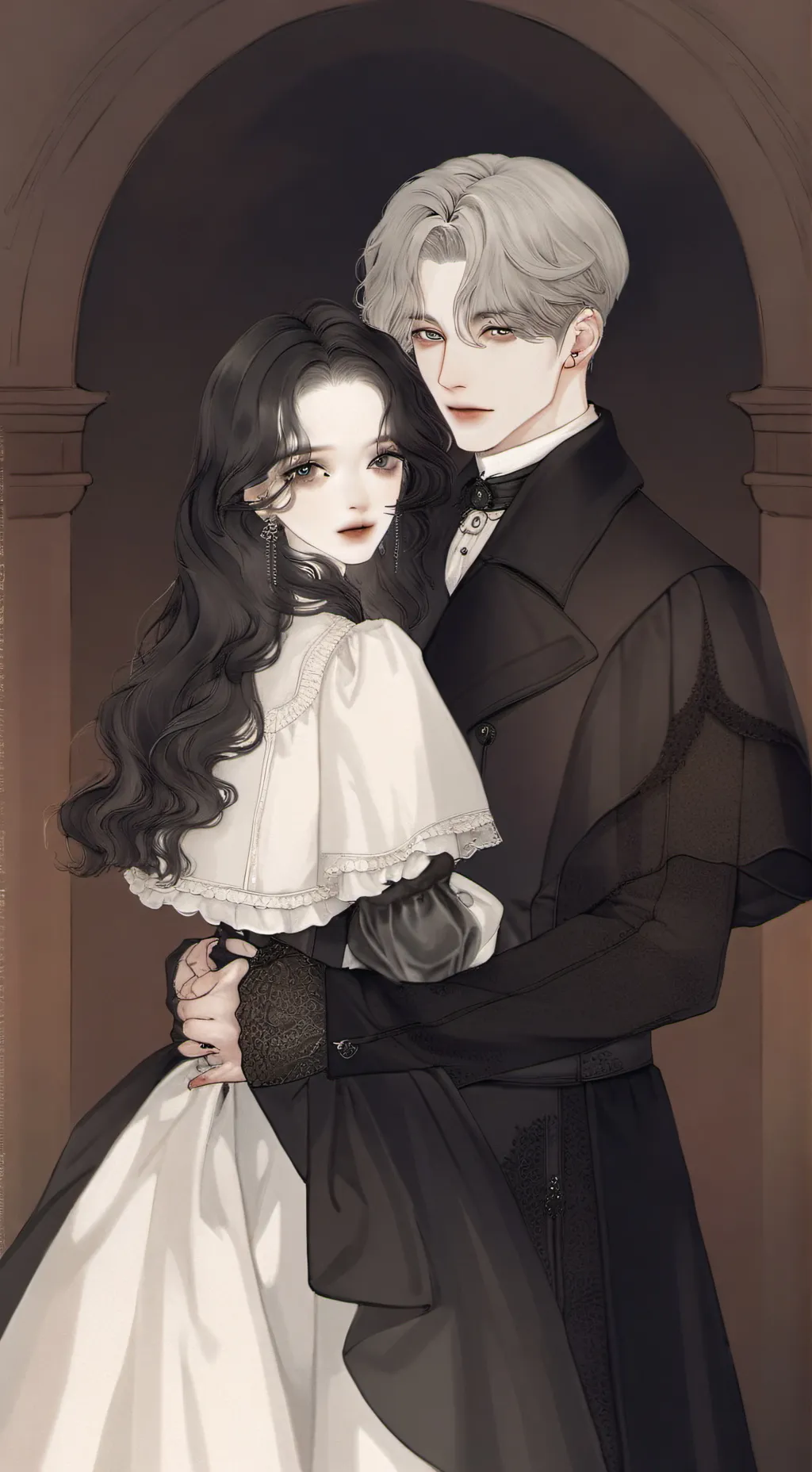 ai character: Мам и батя background