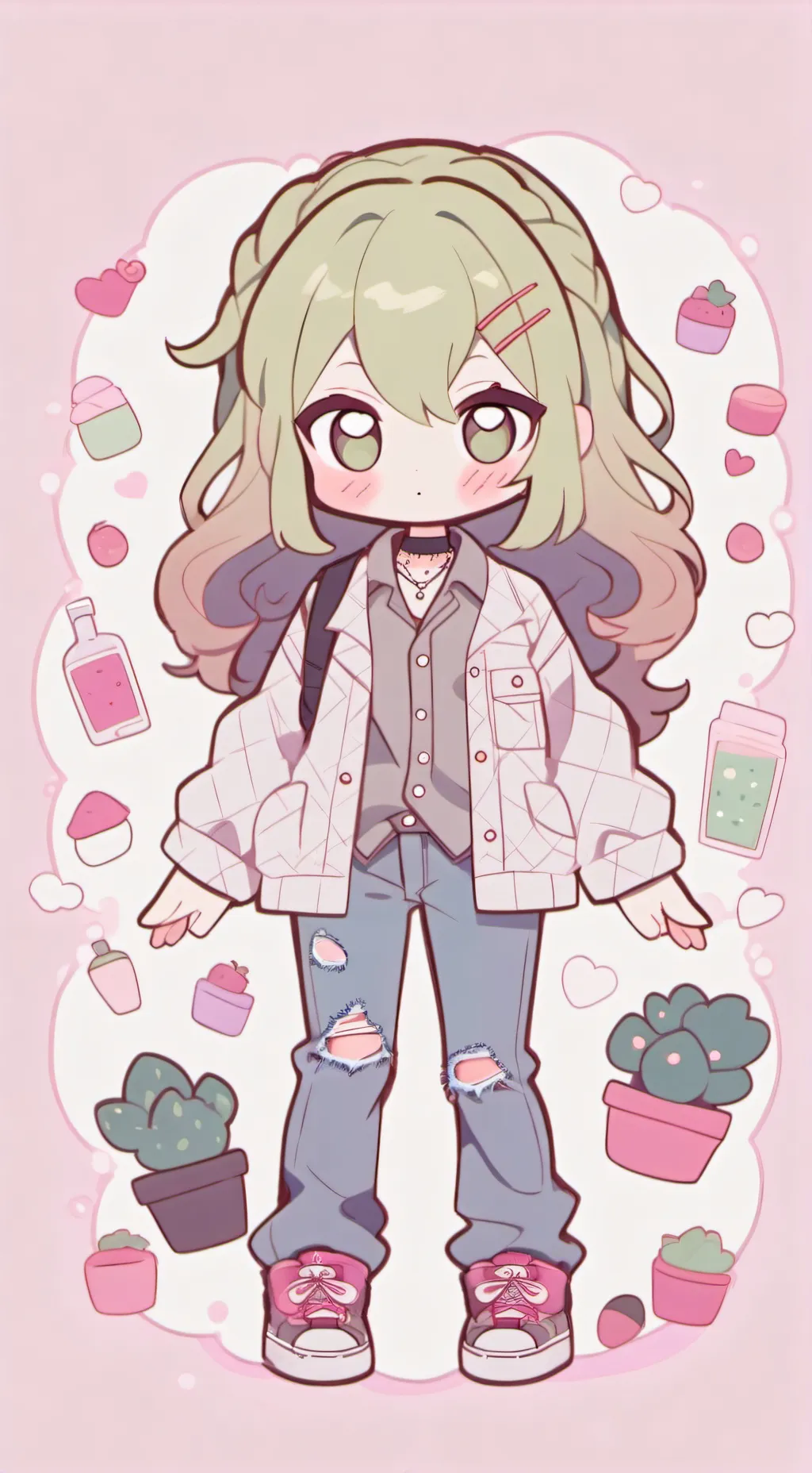 ai character: Avacodo playz  background